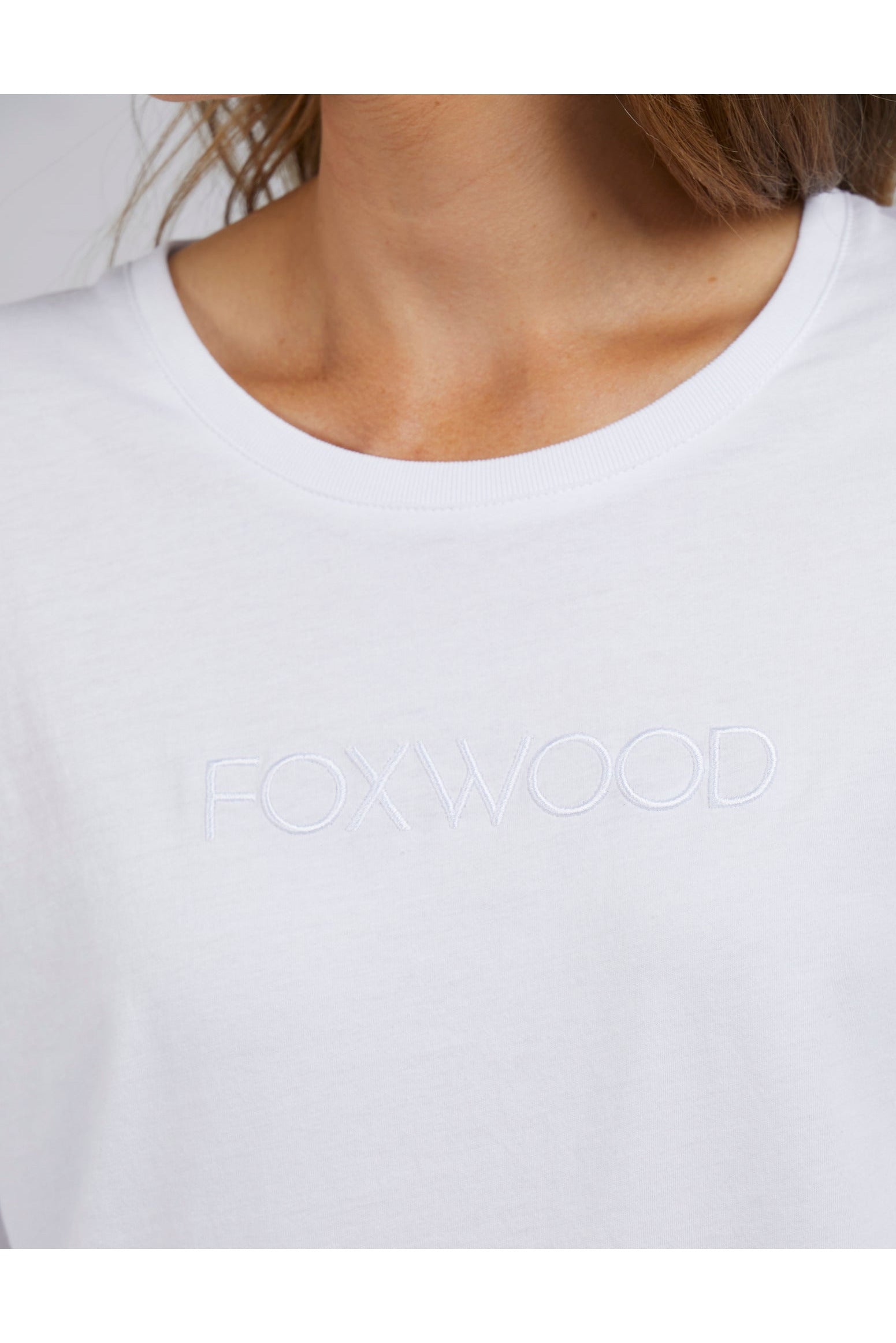 FOXWOOD L/S TEE - WHITE