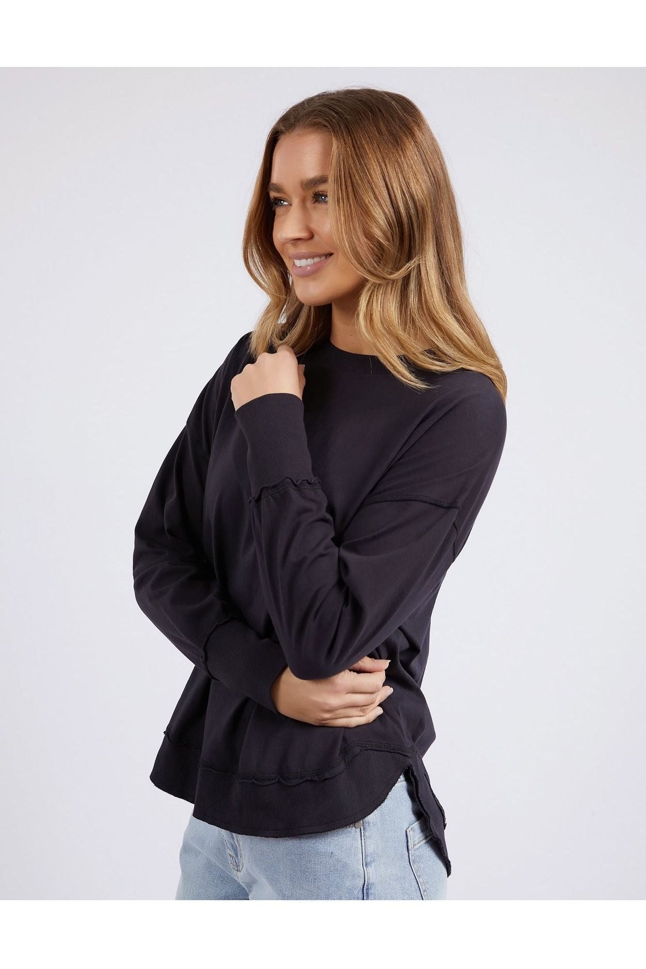 FARRAH LONG SLEEVE - Black