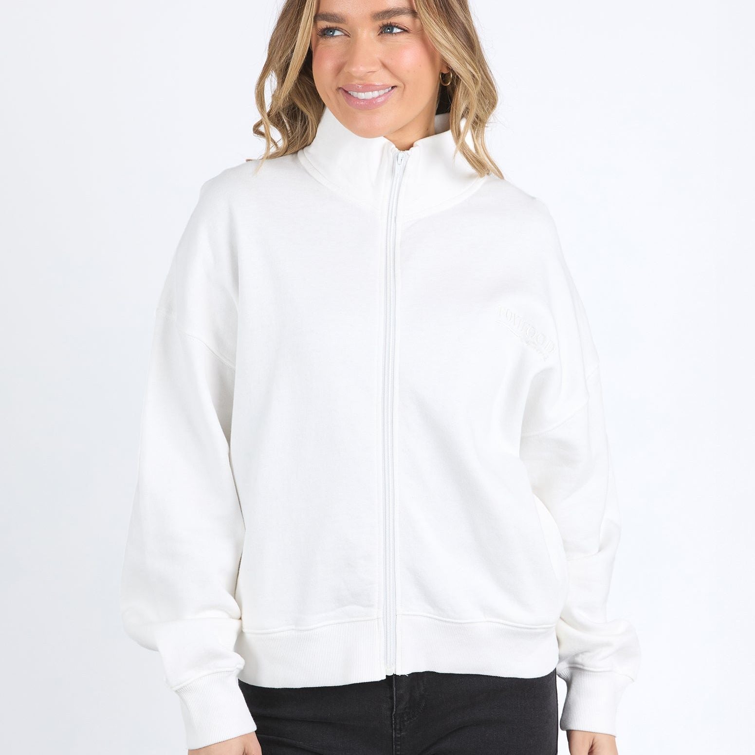 EMBER ZIP THRU - WHITE
