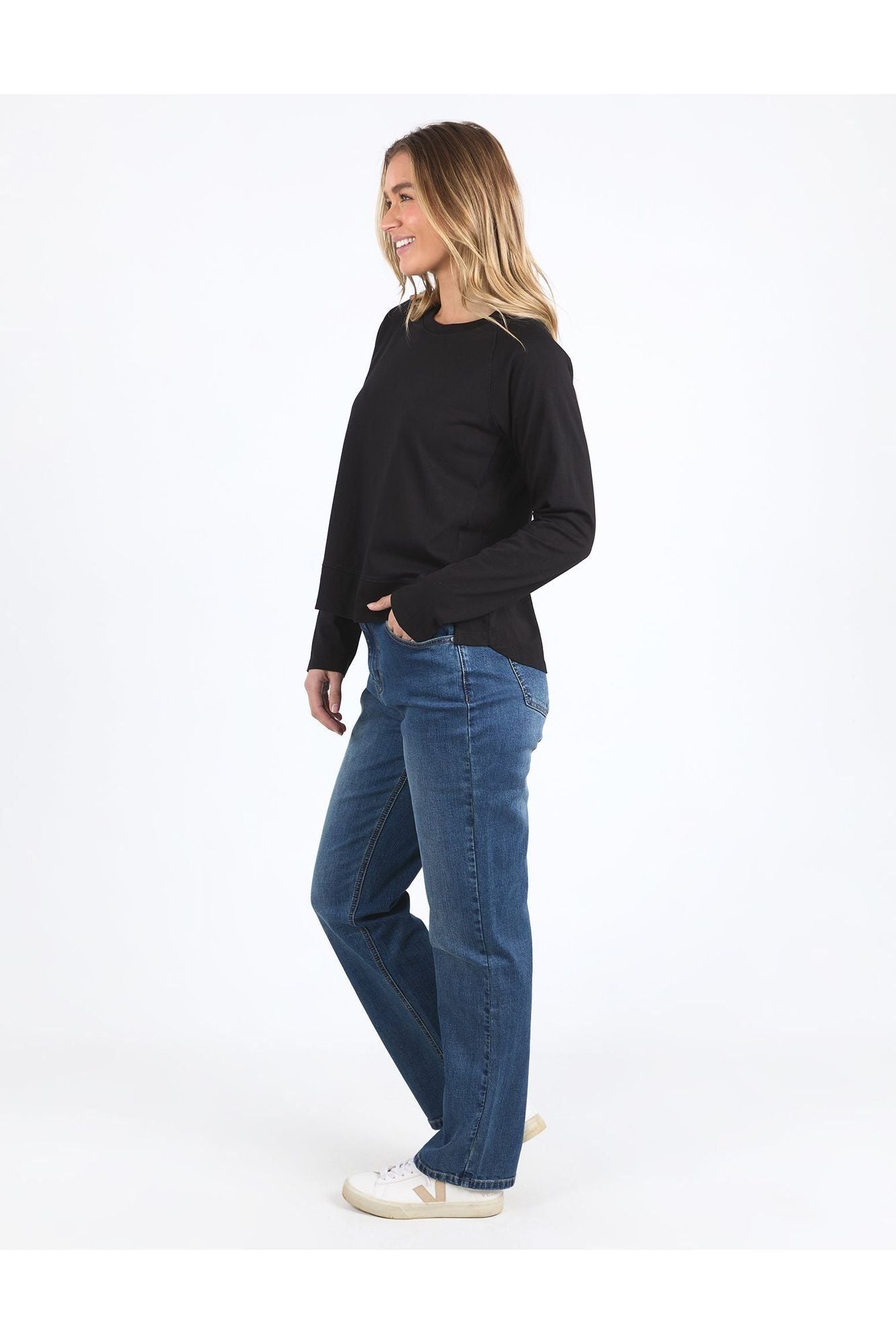 ENDLESS LONG SLEEVE TEE - BLACK