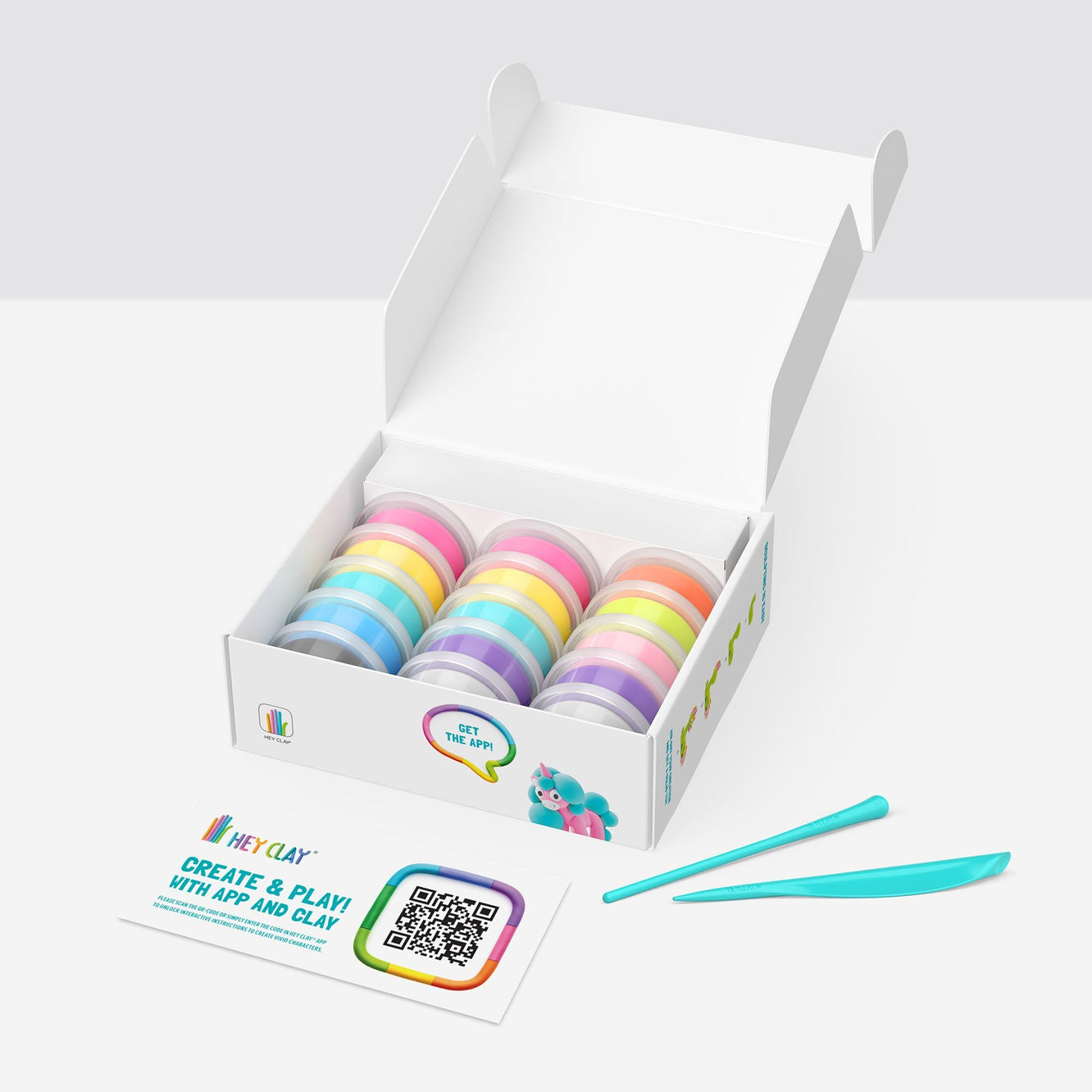 HEY CLAY RAINBOW UNICORN SET - 15 CANS