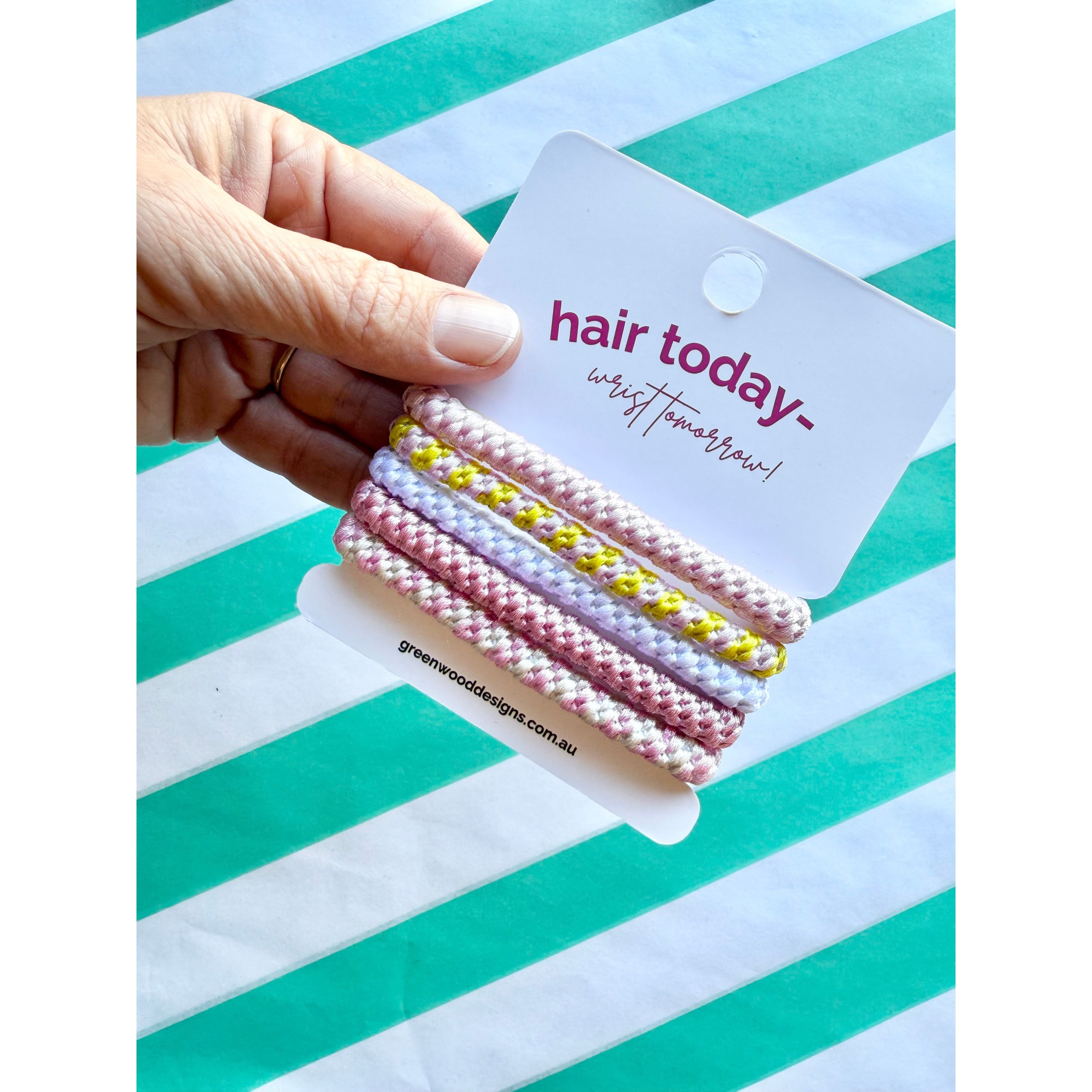 Hair Elastics Pack - Musk