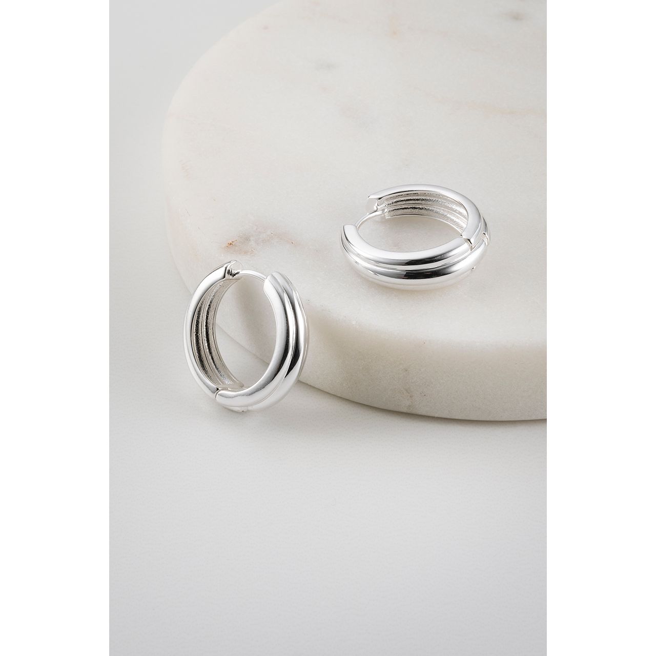 Paris Hoop - Silver