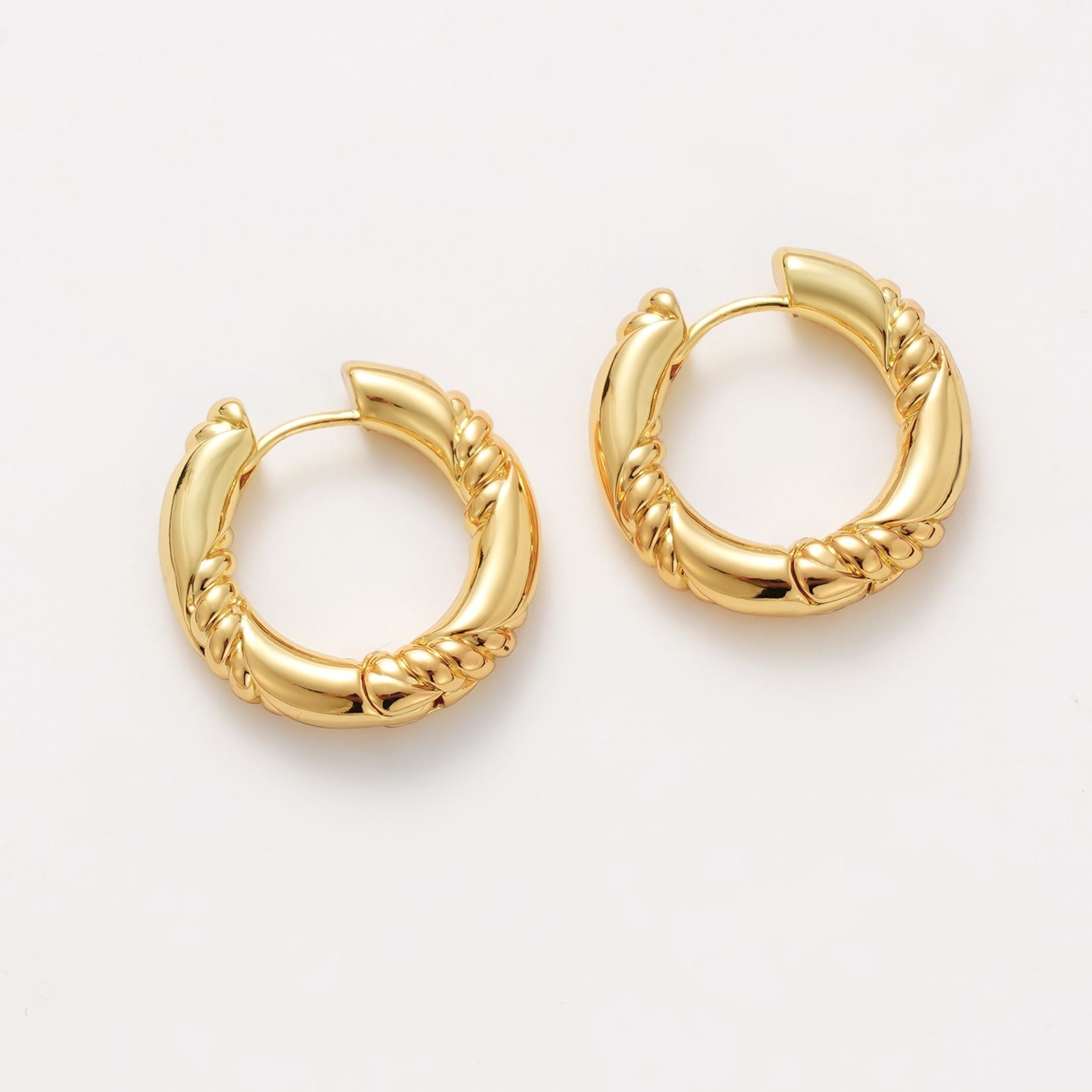 Alannah Hoop Earrings- Gold