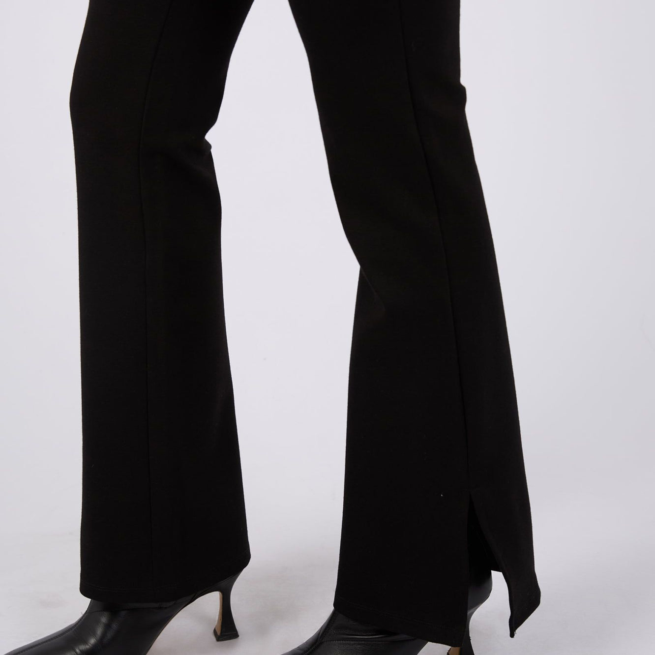 JENNER SIDE SPLIT PANT - BLACK