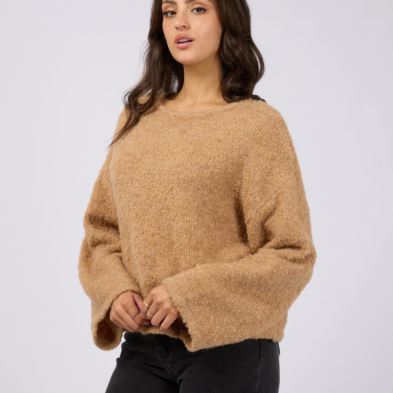 CLEO KNIT - CAMEL