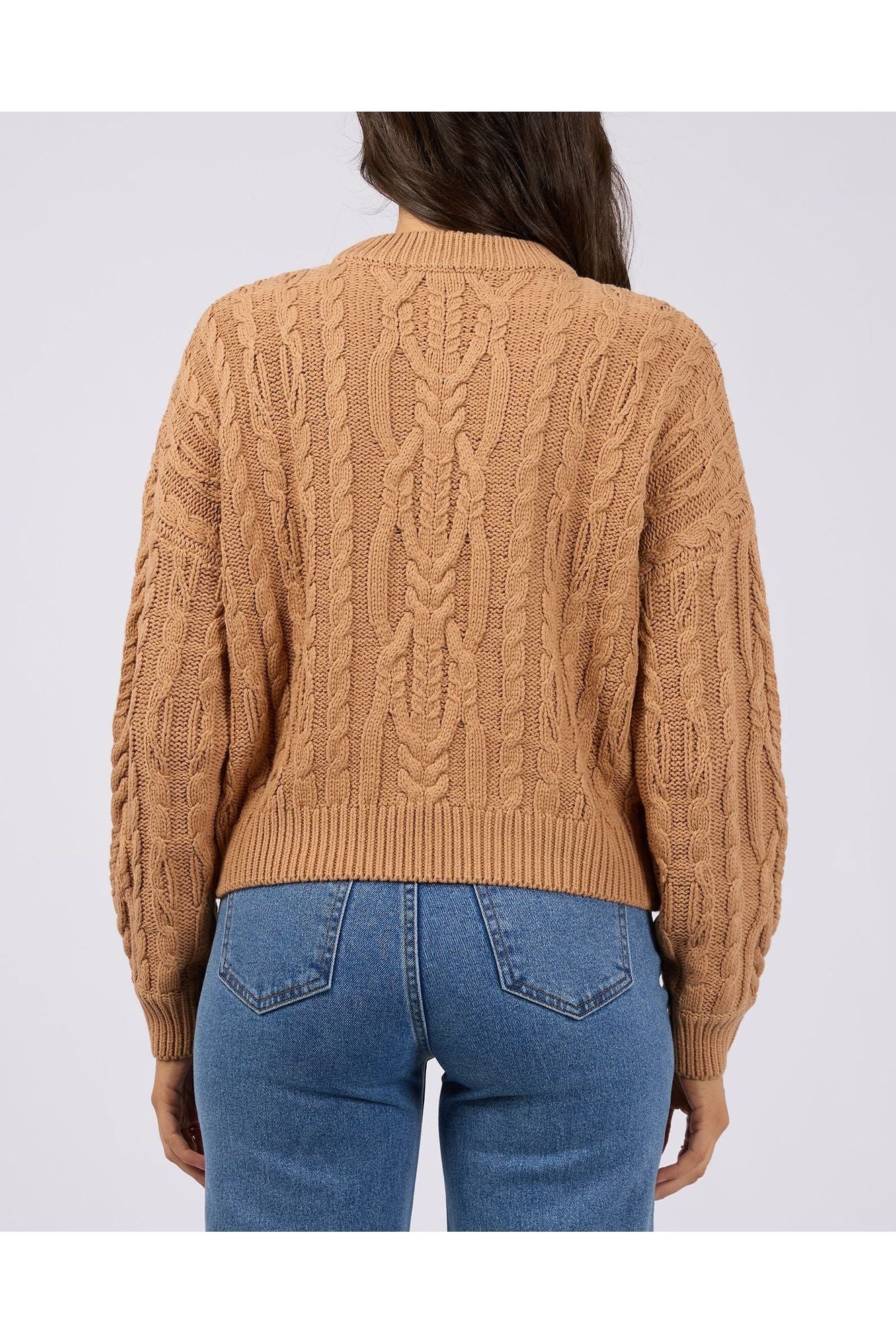 MARGAUX CABLE KNIT - TAN