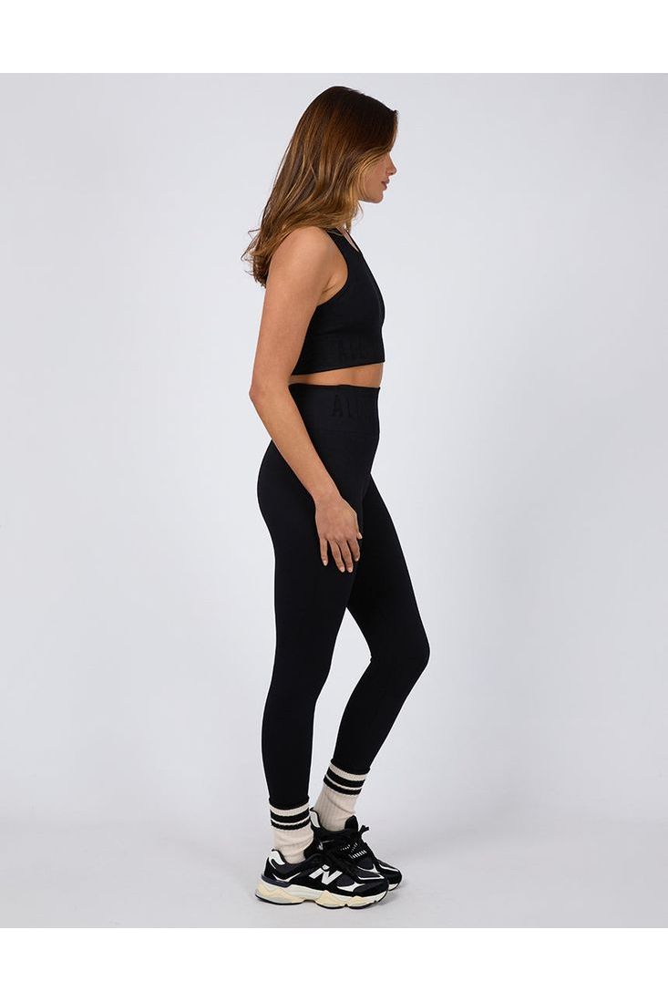 REMI RIB LEGGING - BLACK