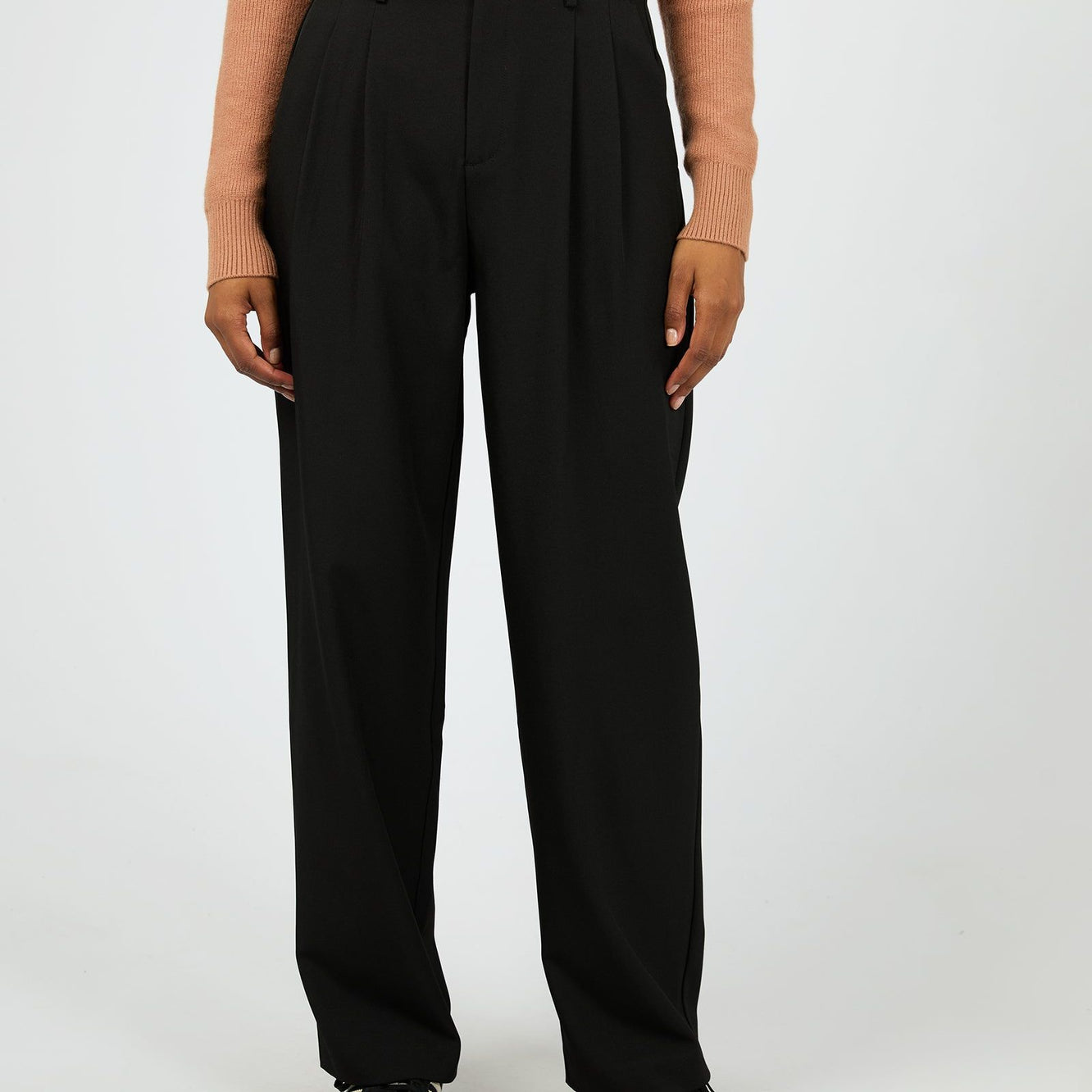 EVE LUXE BASIC PANT - BLACK