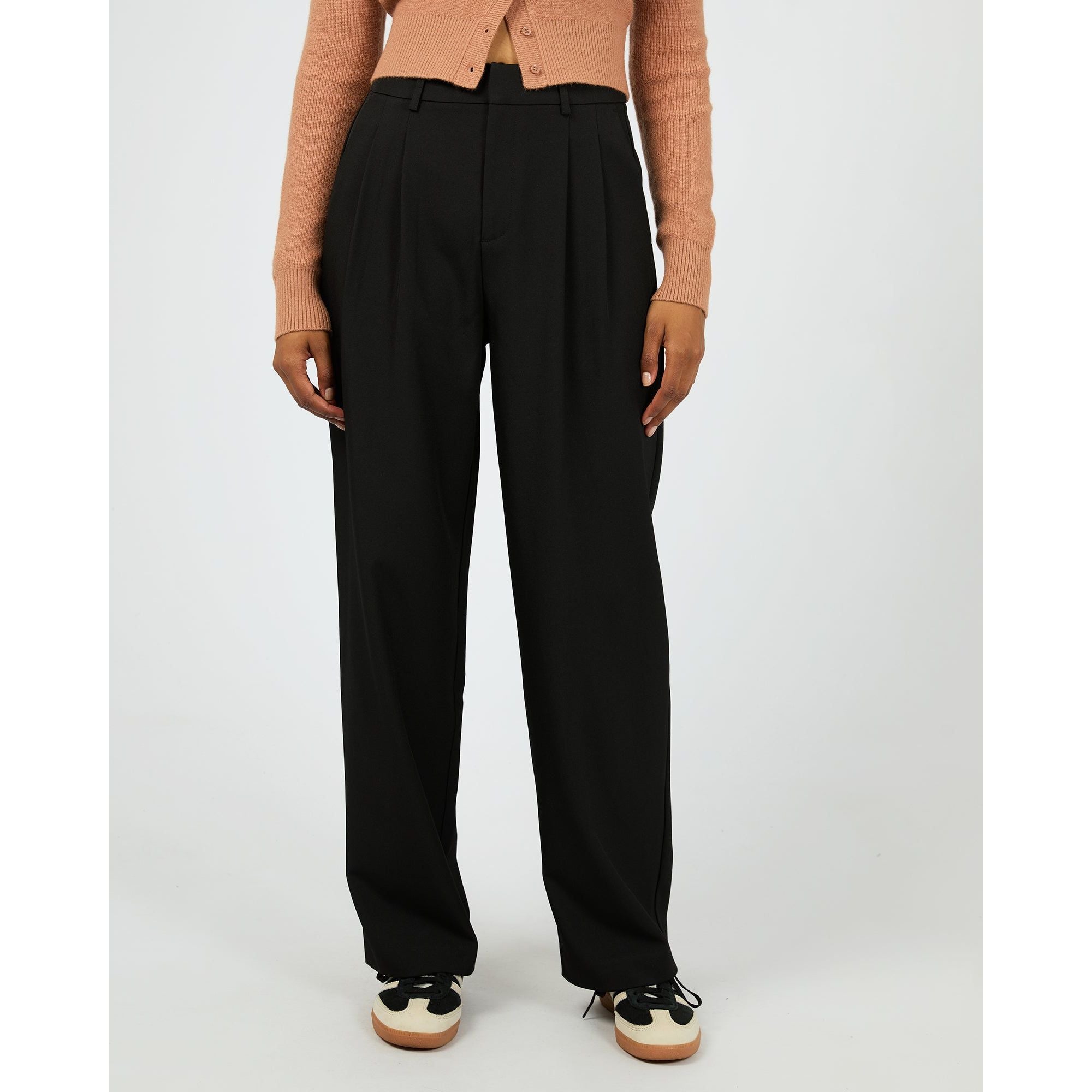 EVE LUXE BASIC PANT - BLACK
