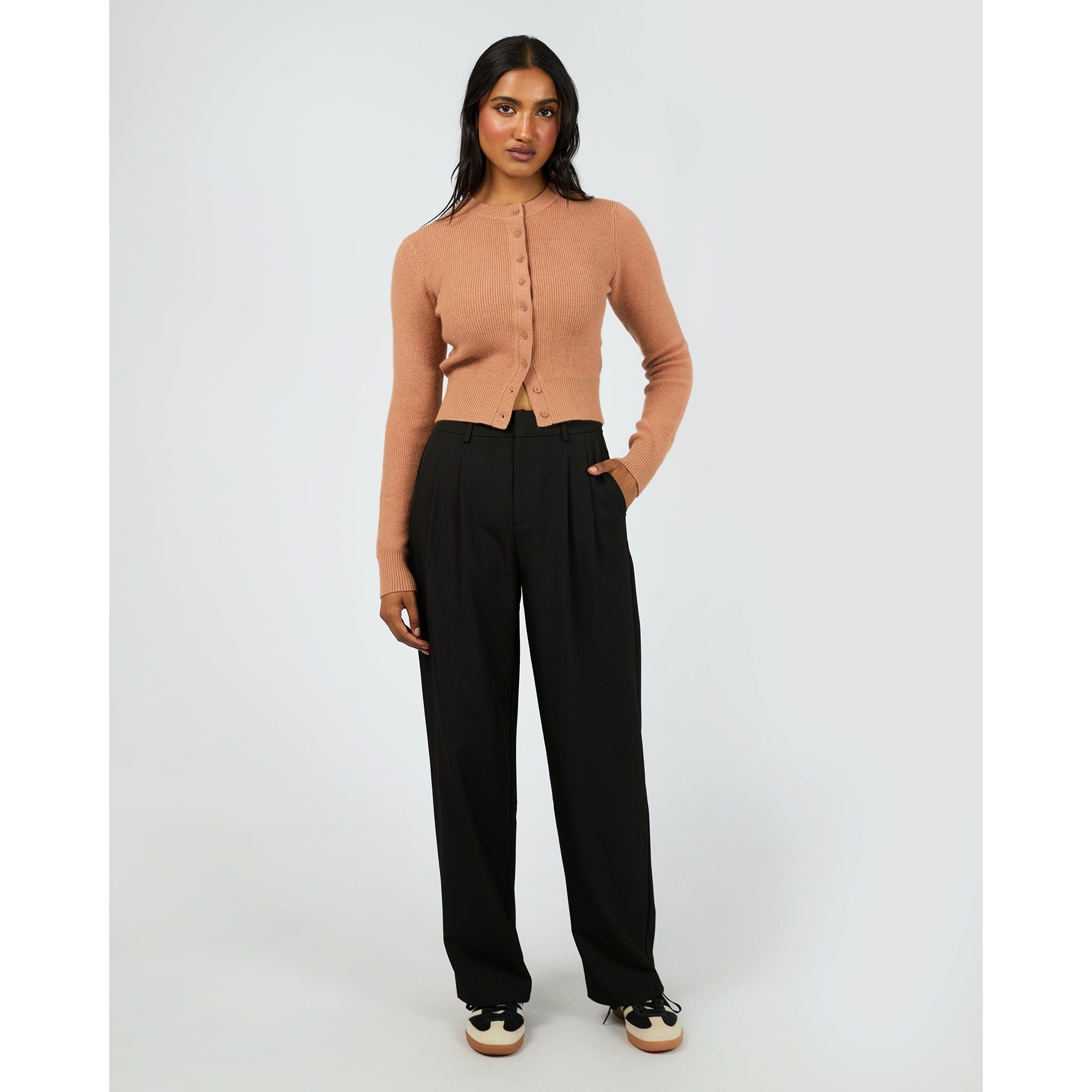 EVE LUXE BASIC PANT - BLACK