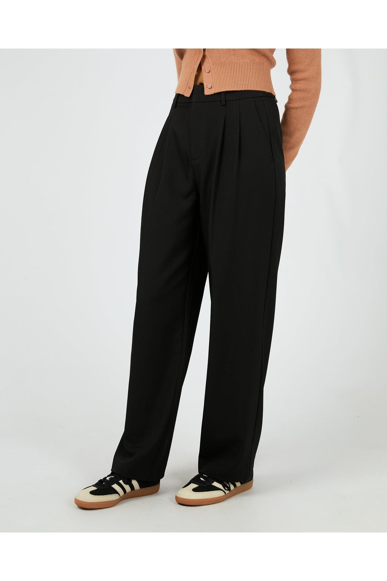 EVE LUXE BASIC PANT - BLACK