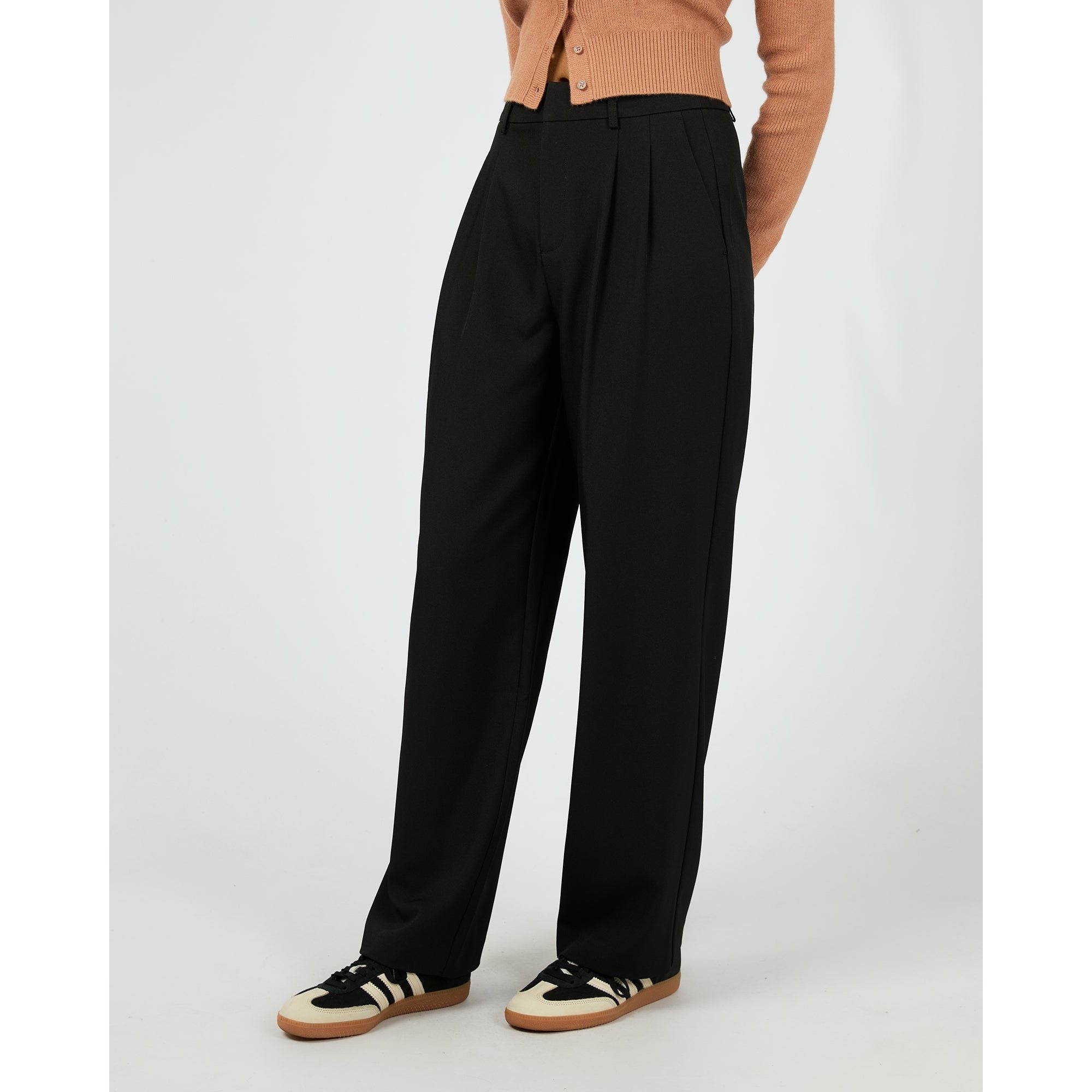 EVE LUXE BASIC PANT - BLACK