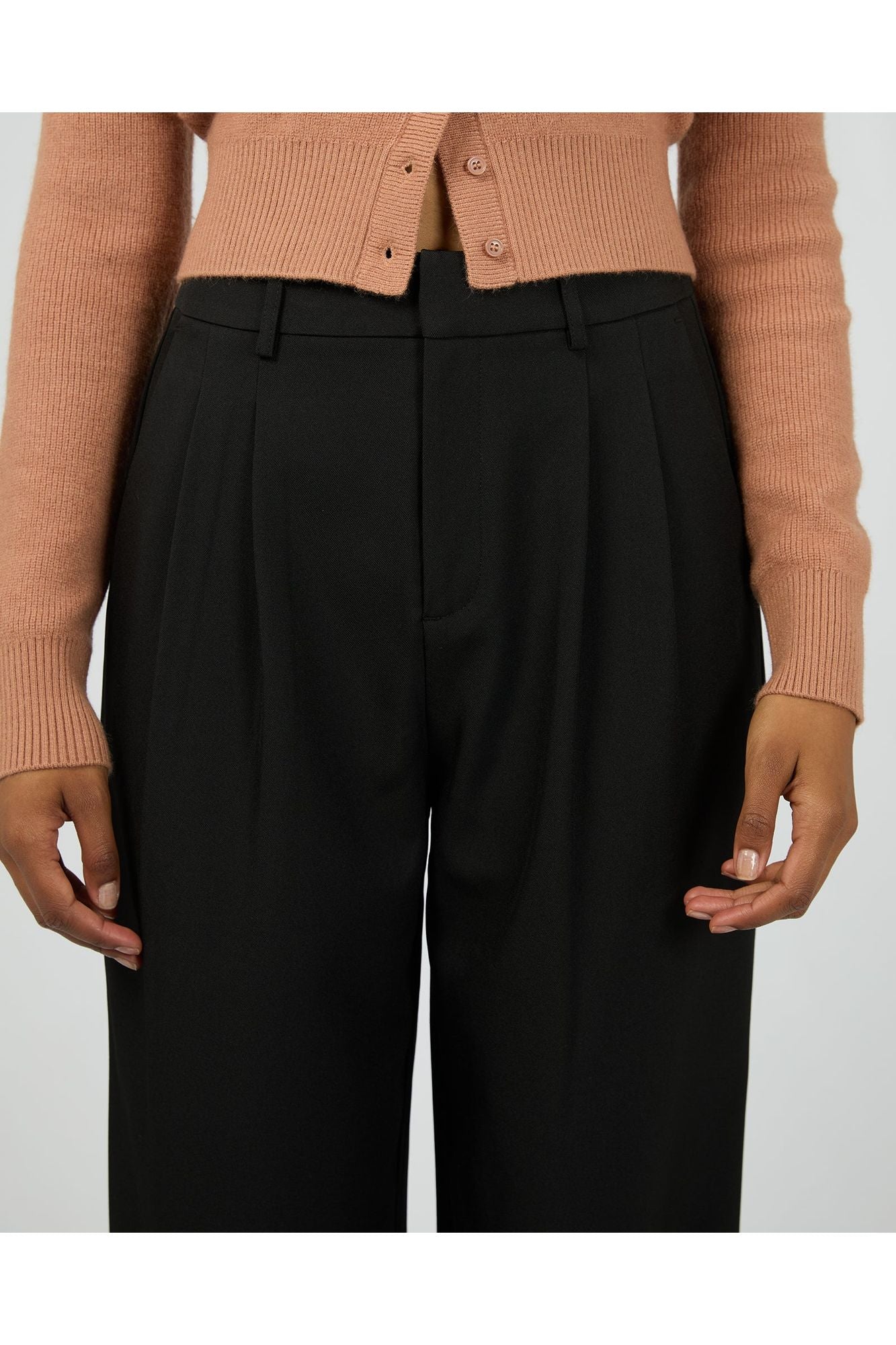 EVE LUXE BASIC PANT - BLACK