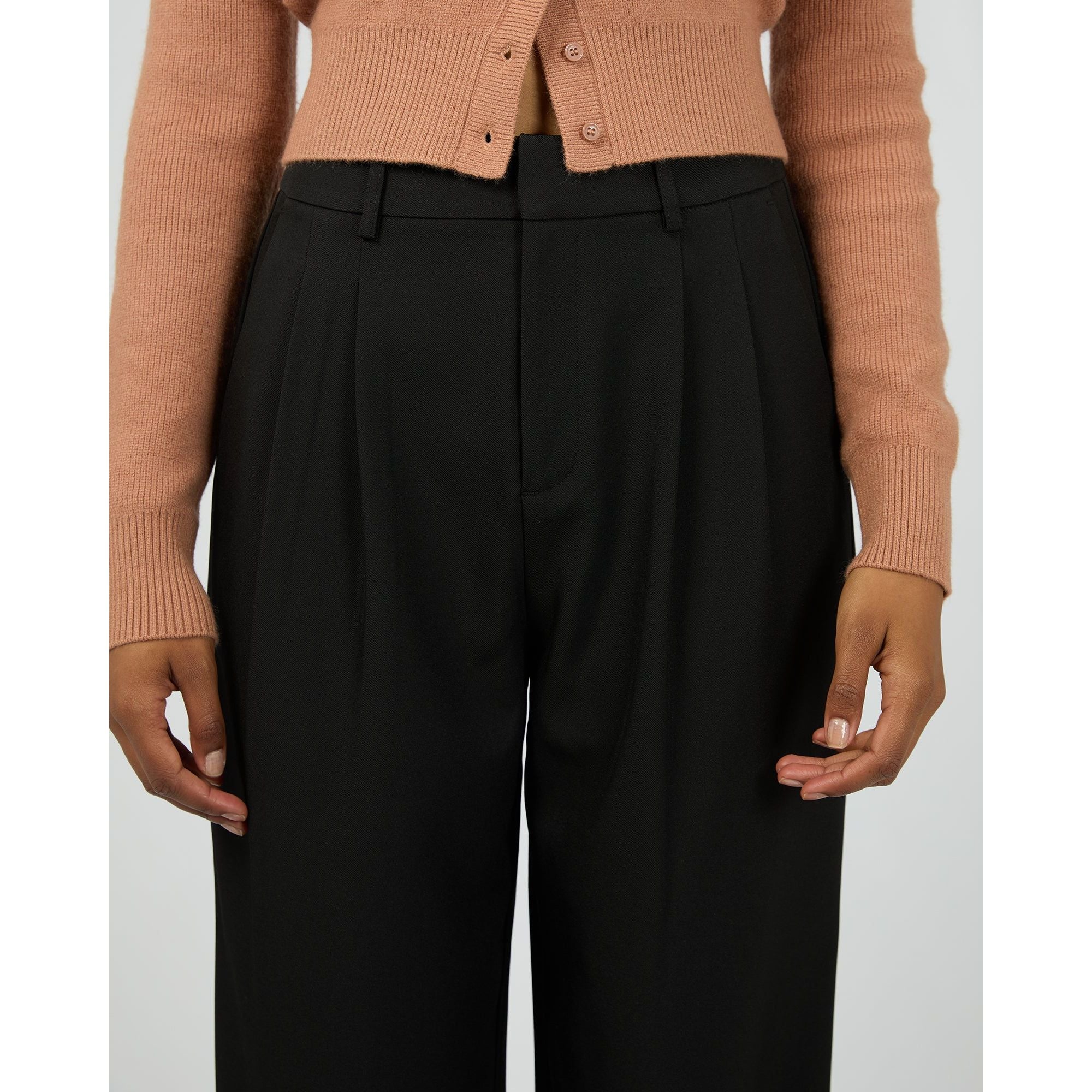 EVE LUXE BASIC PANT - BLACK