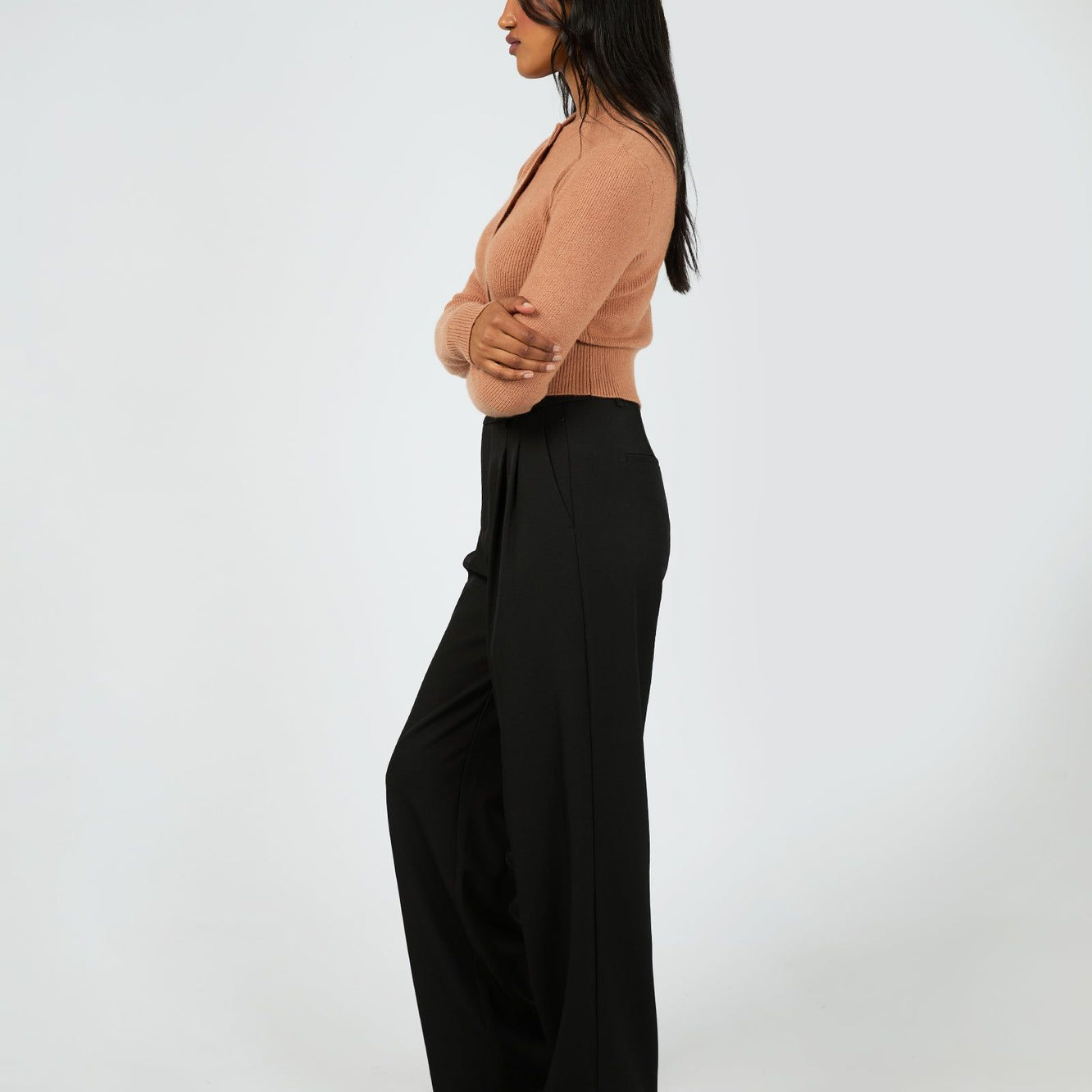 EVE LUXE BASIC PANT - BLACK
