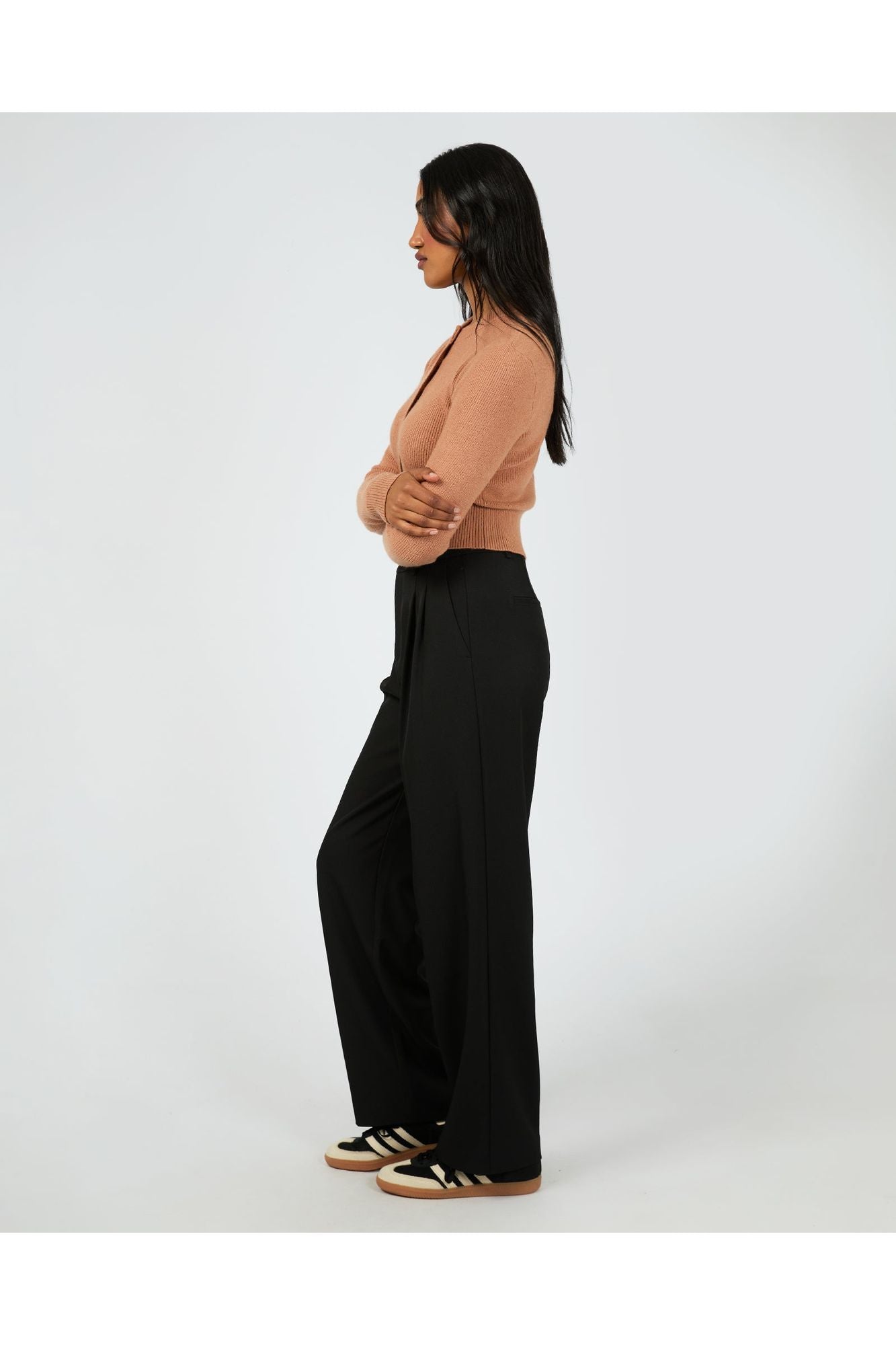 EVE LUXE BASIC PANT - BLACK