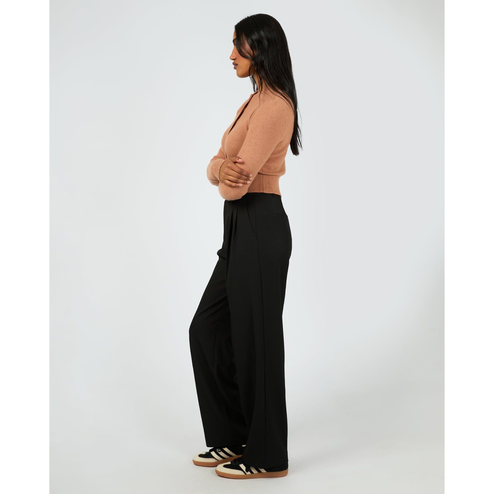 EVE LUXE BASIC PANT - BLACK