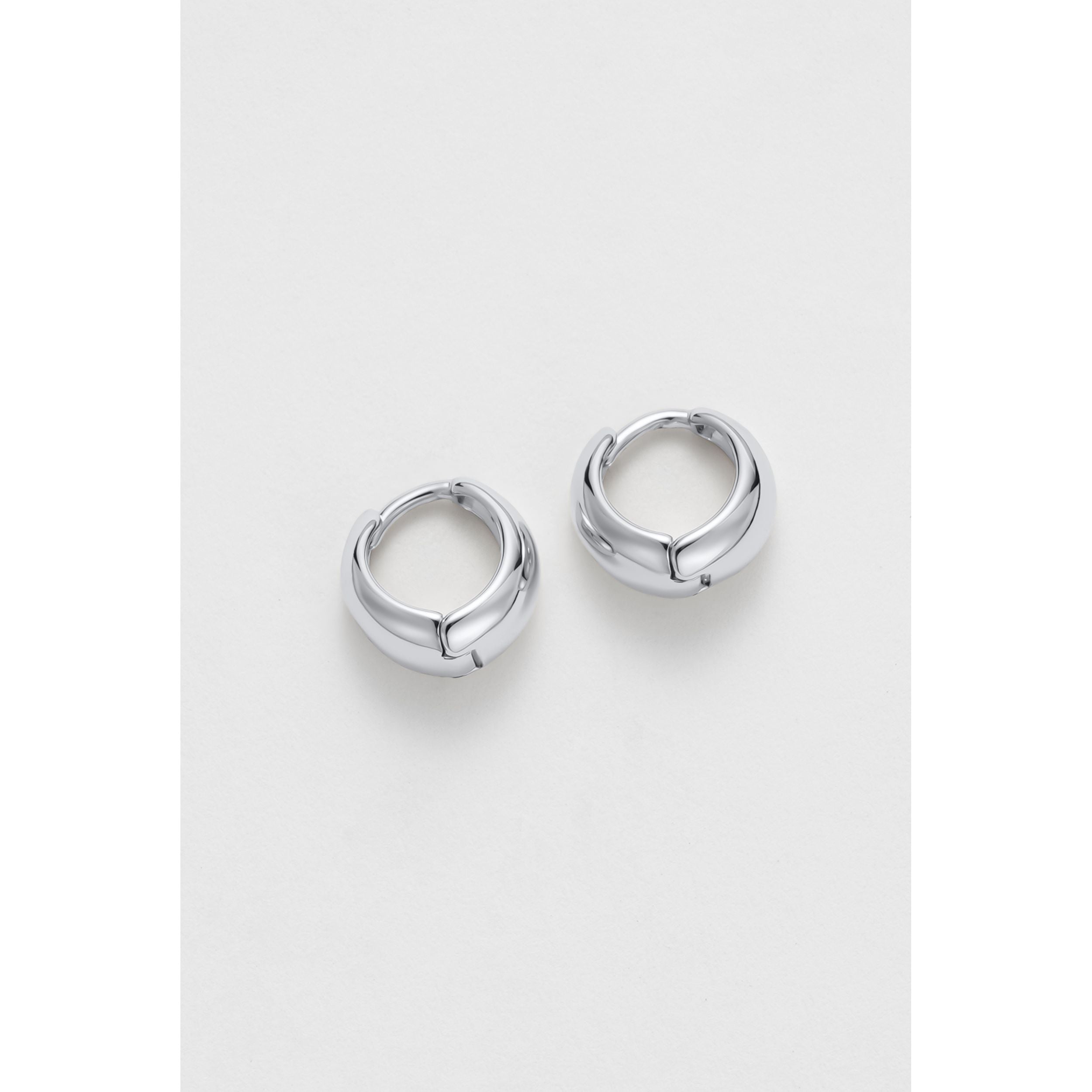 Steph Hoop Small - Silver