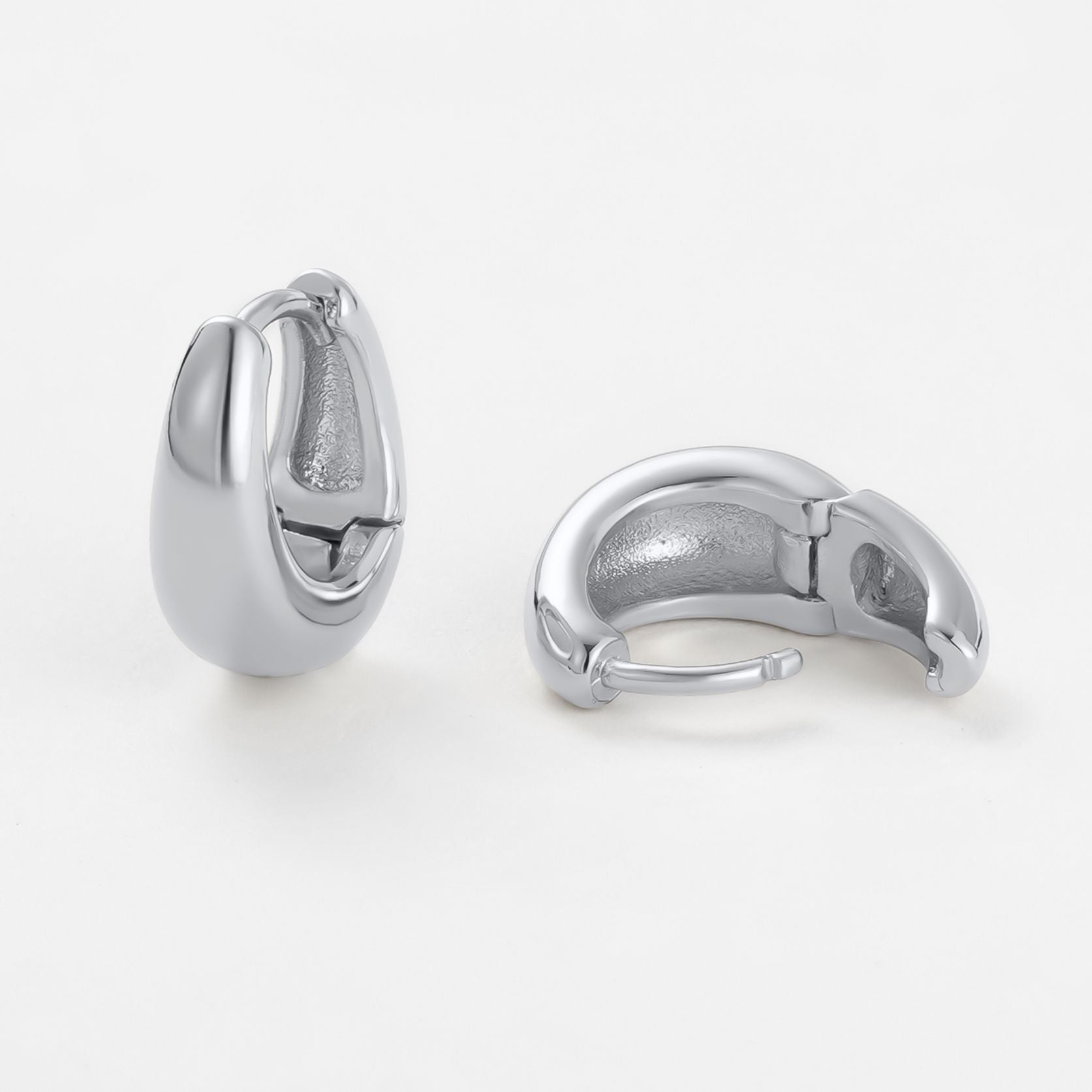 Steph Hoop Medium - Silver