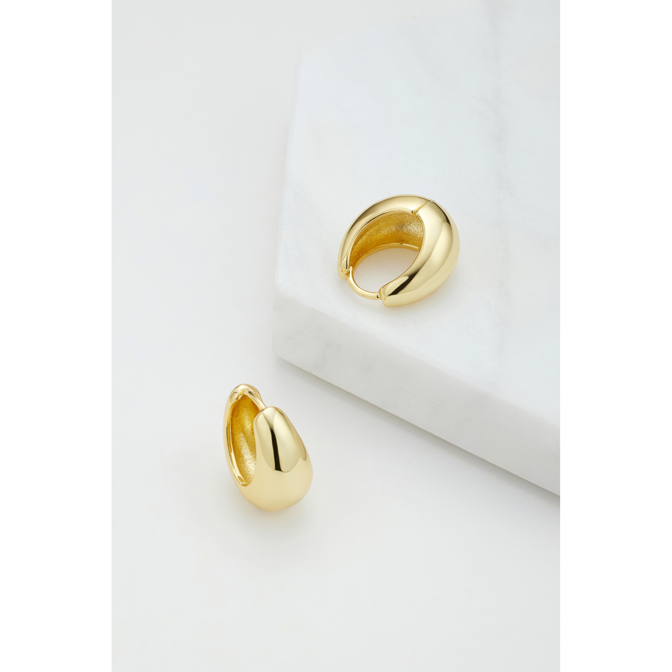 Steph Hoop Large - Gold