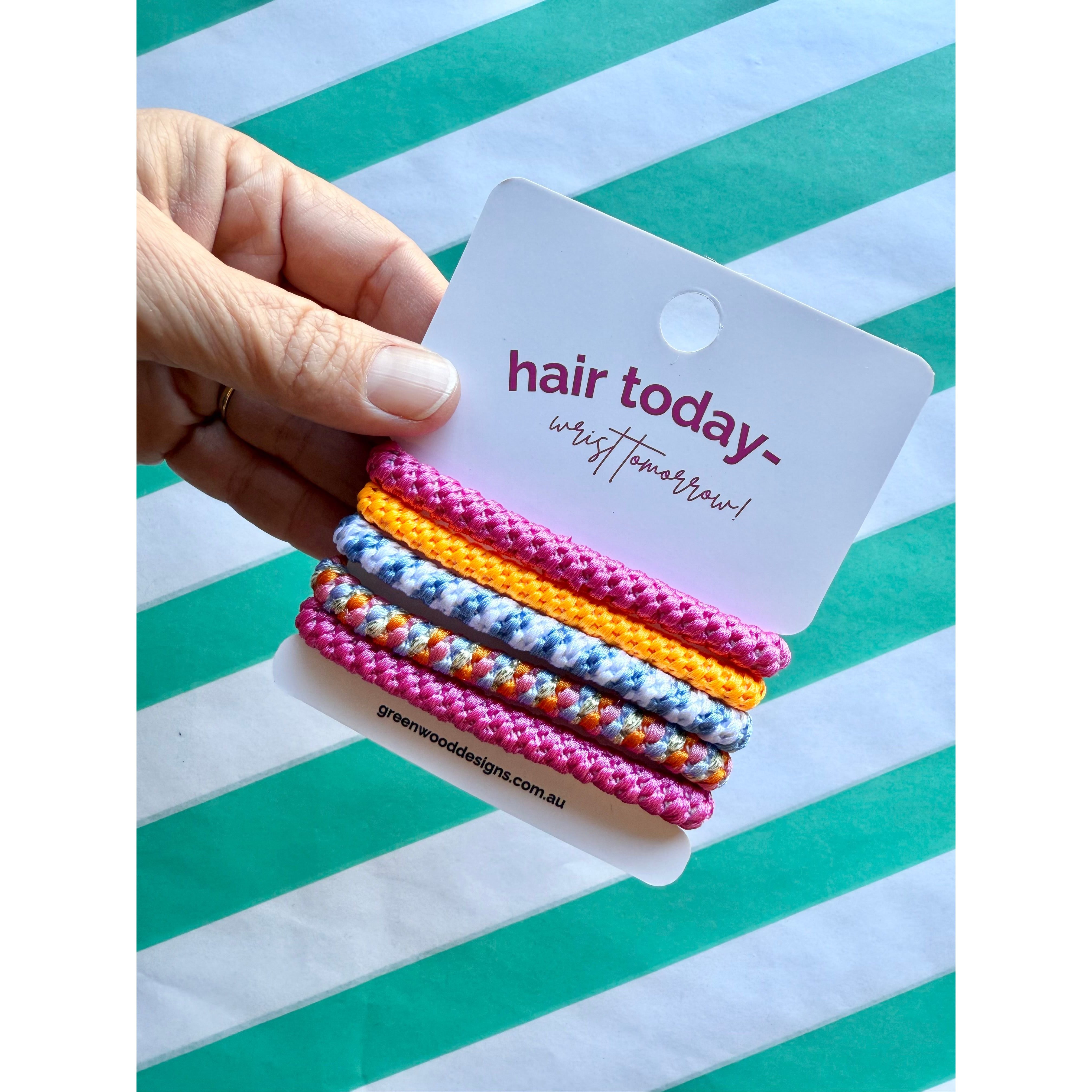 Hair Elastics Pack - Fruit Tingle