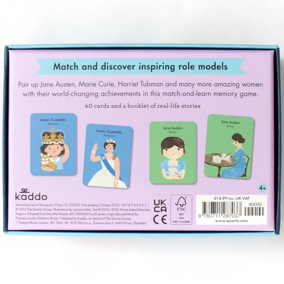 Little People, Big Dreams: Amazing Women Memory Game