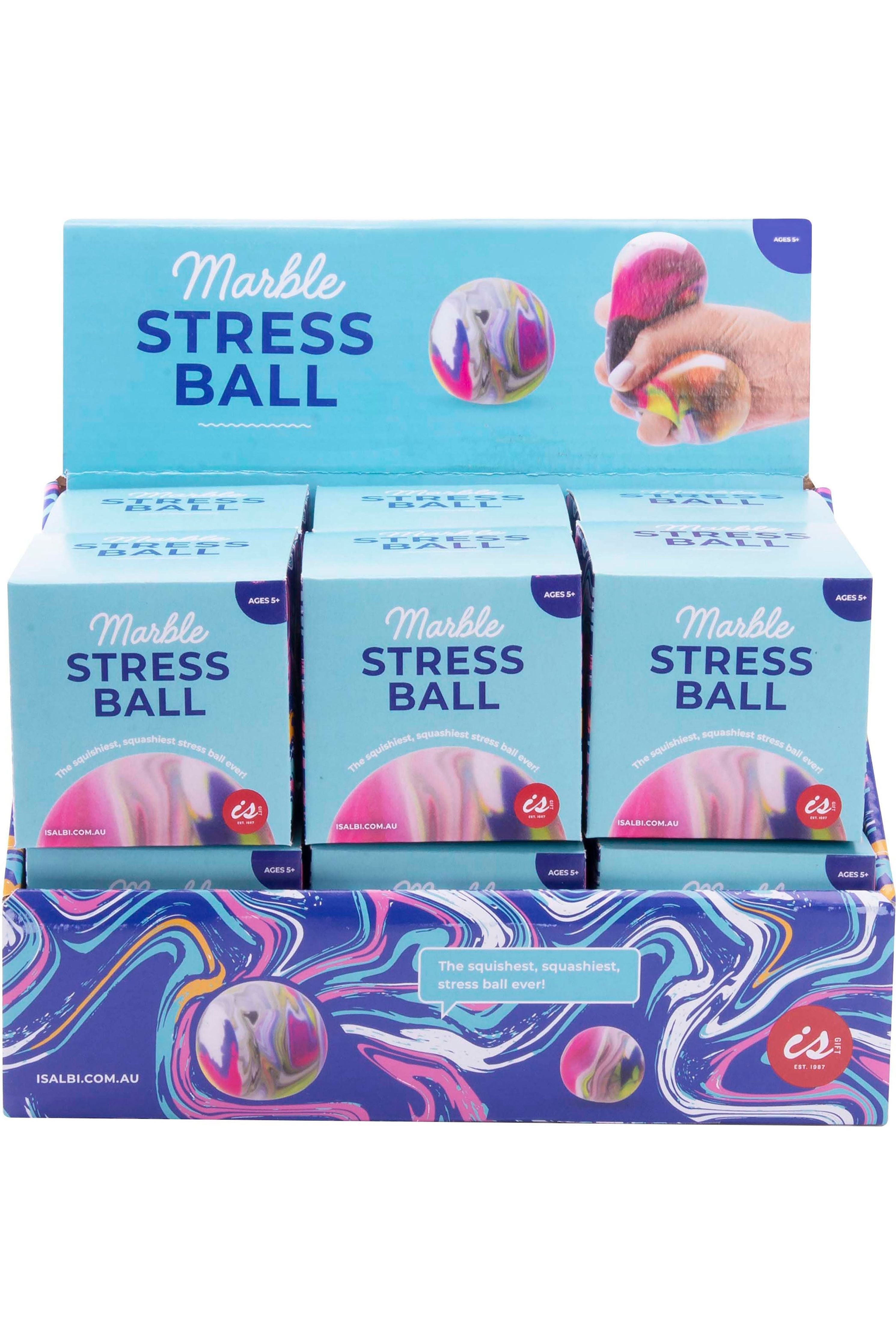 Marble Stress Ball - MULTI-COLOURED 7CM