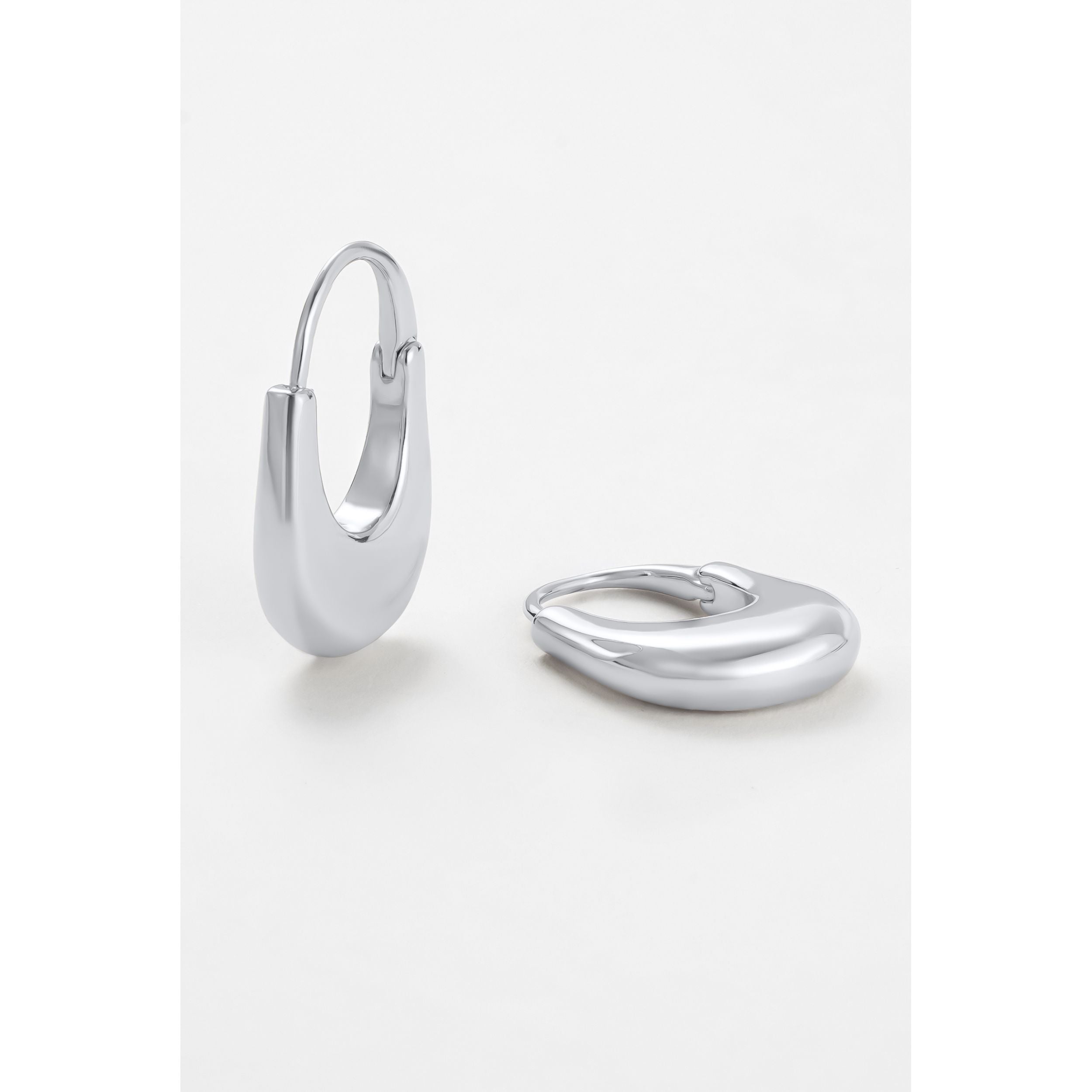 Sienna Hoop - Silver