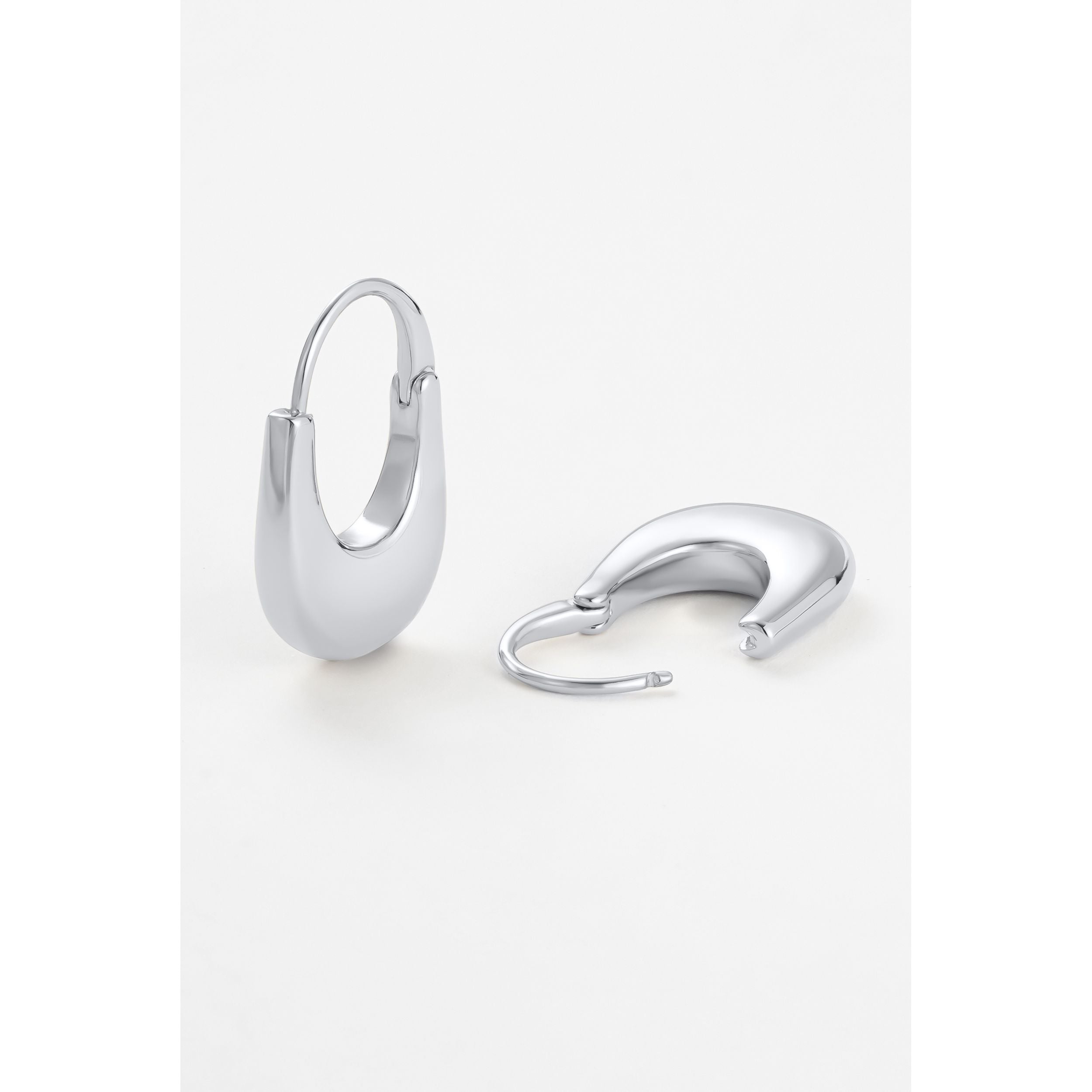 Sienna Hoop - Silver
