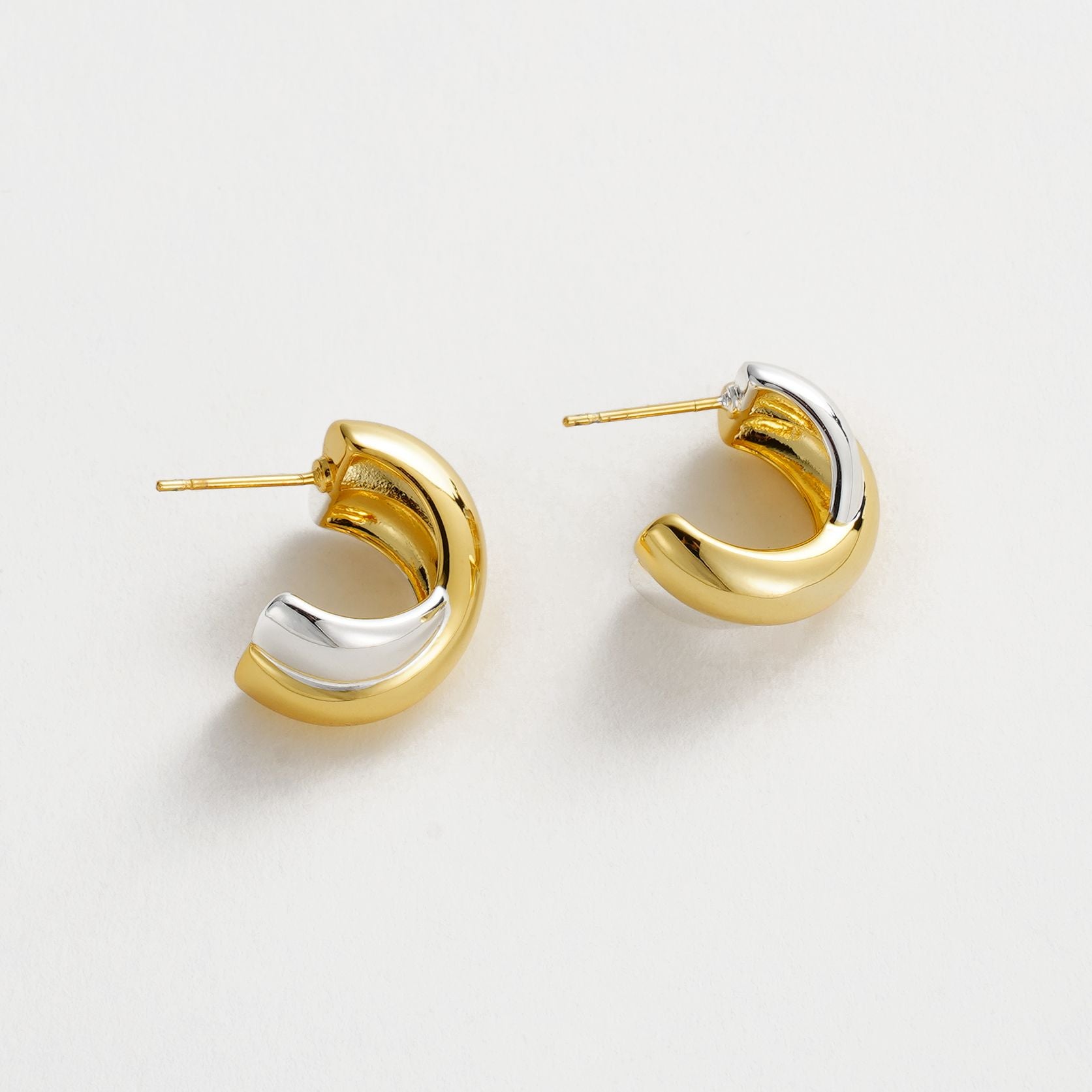 Freya Hoop - Gold/Silver