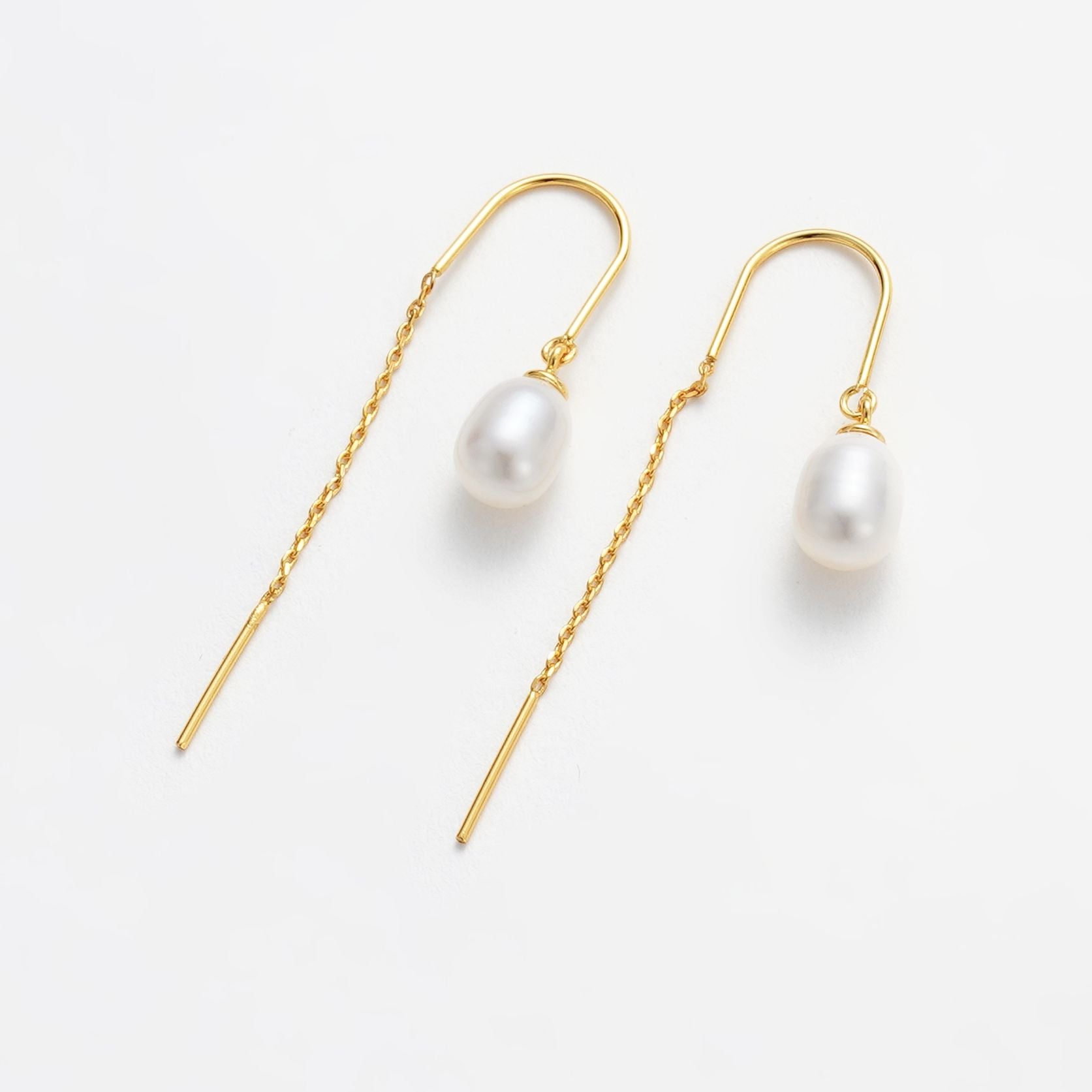Talia Thread Earring - Gold