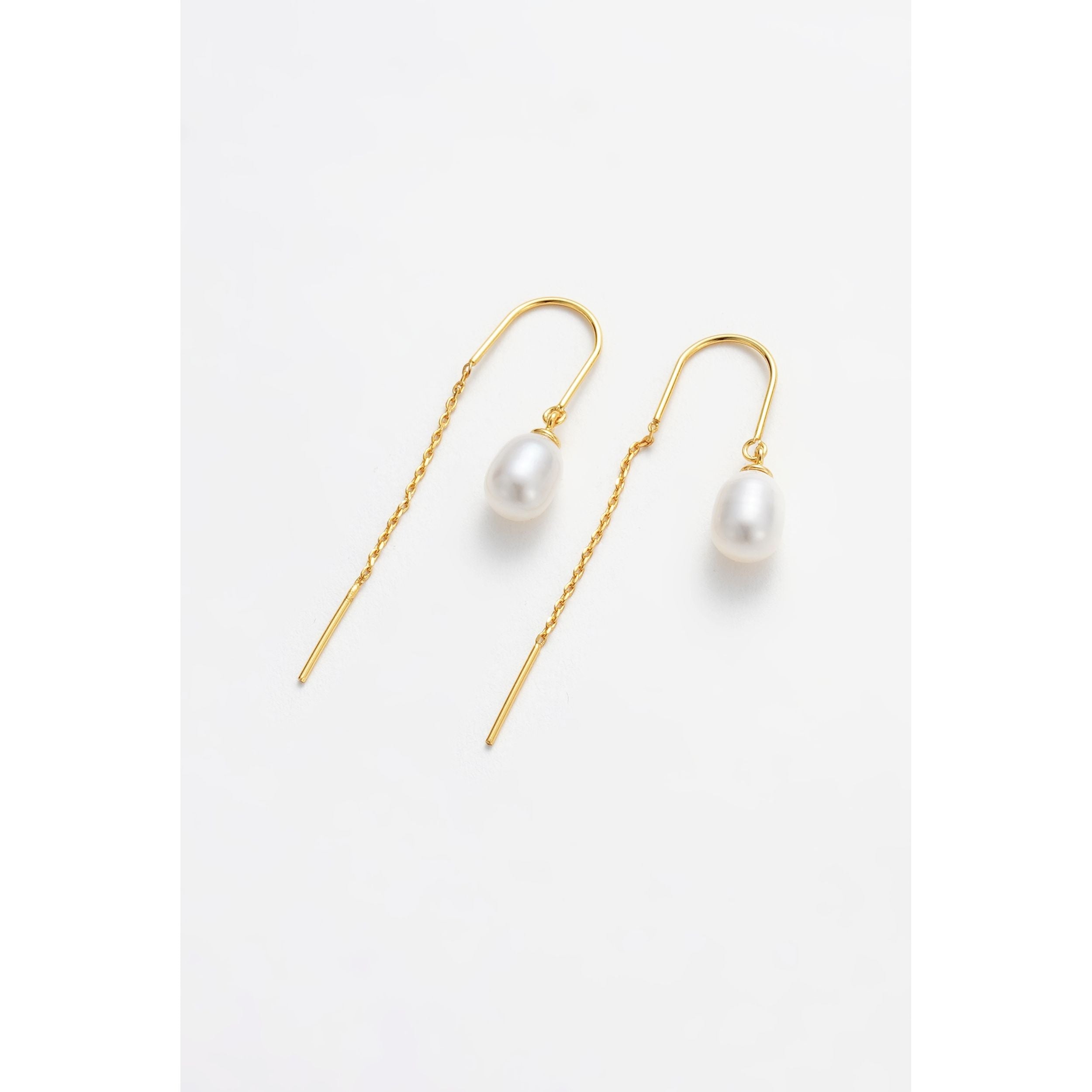 Talia Thread Earring - Gold