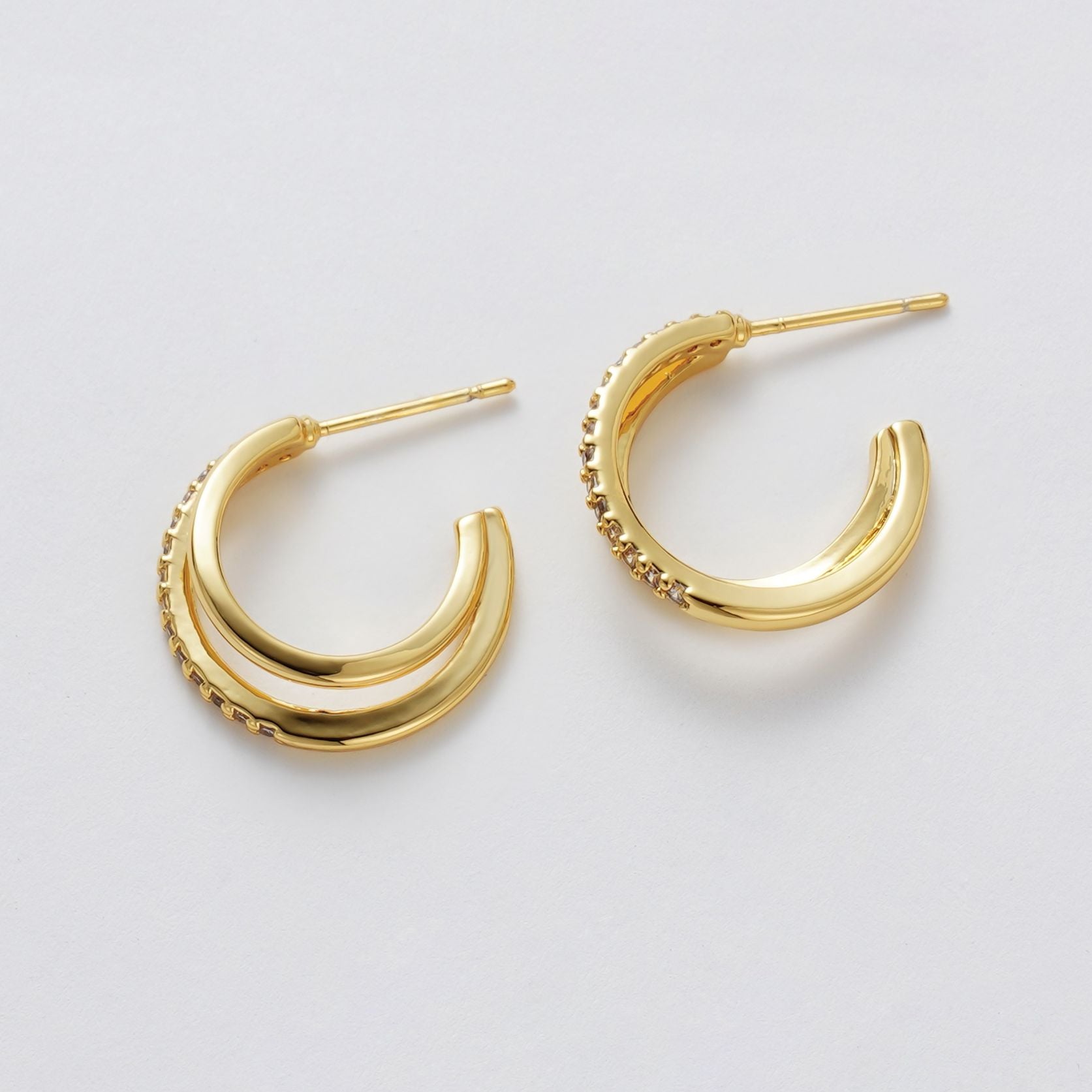 Celeste Hoop - Gold