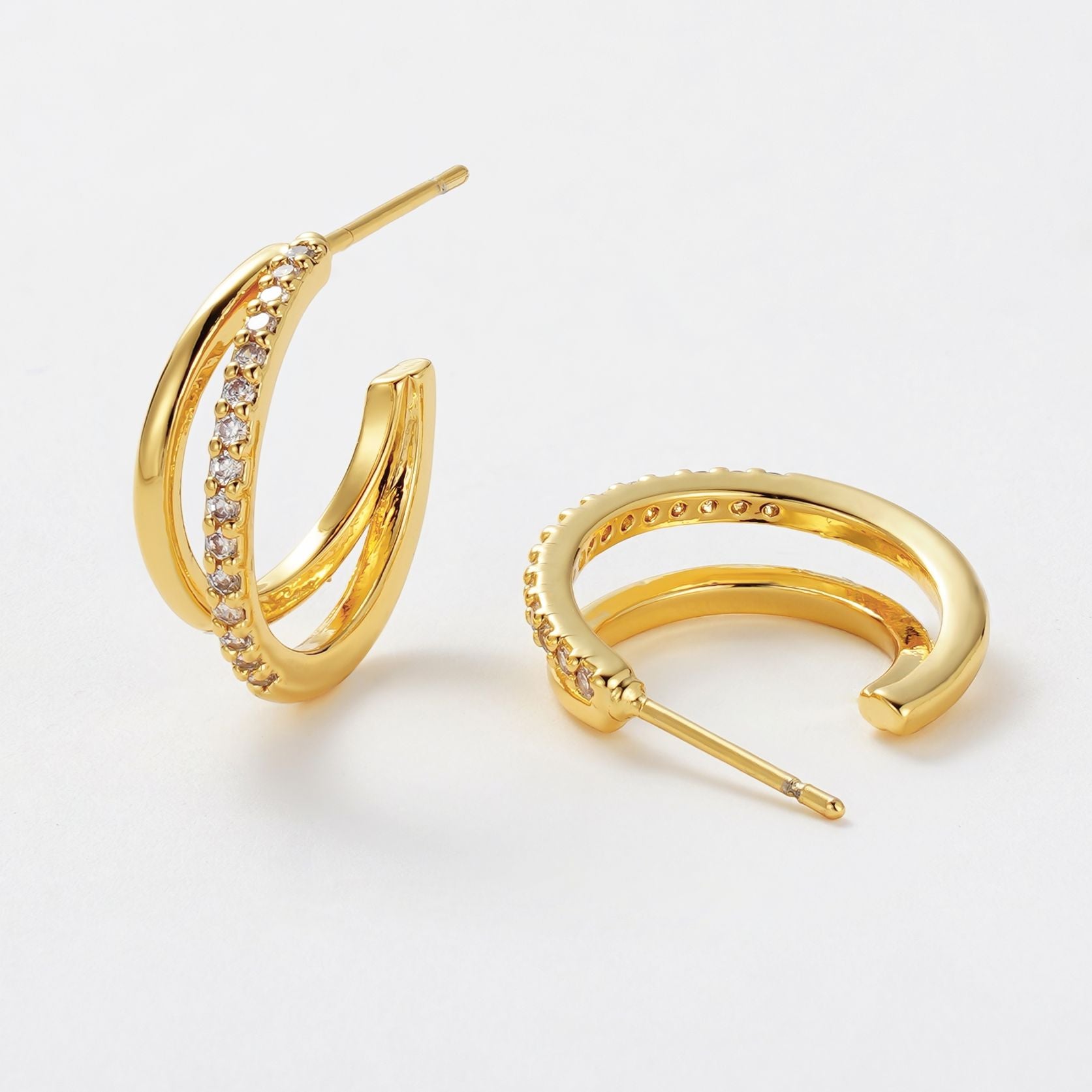 Celeste Hoop - Gold