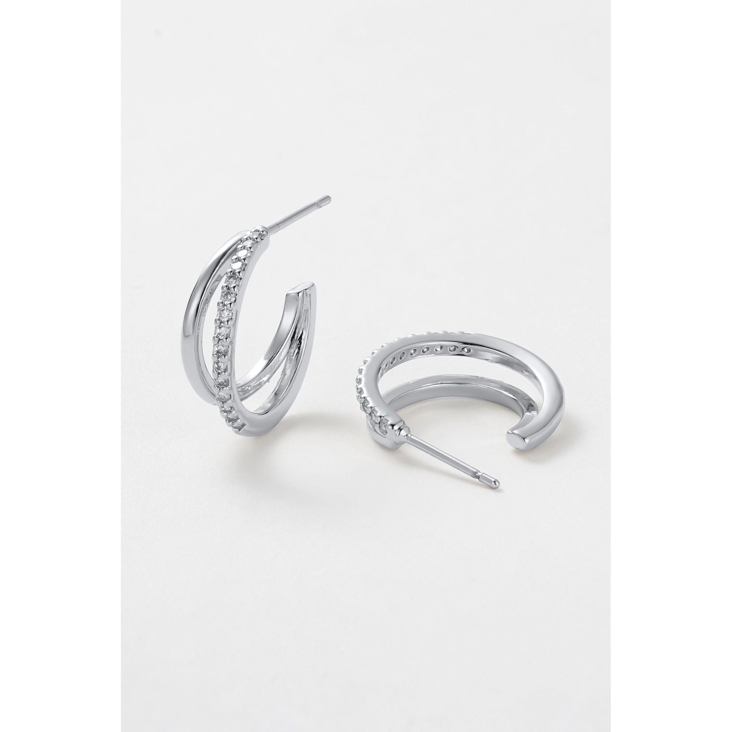 Celeste Hoop - Silver