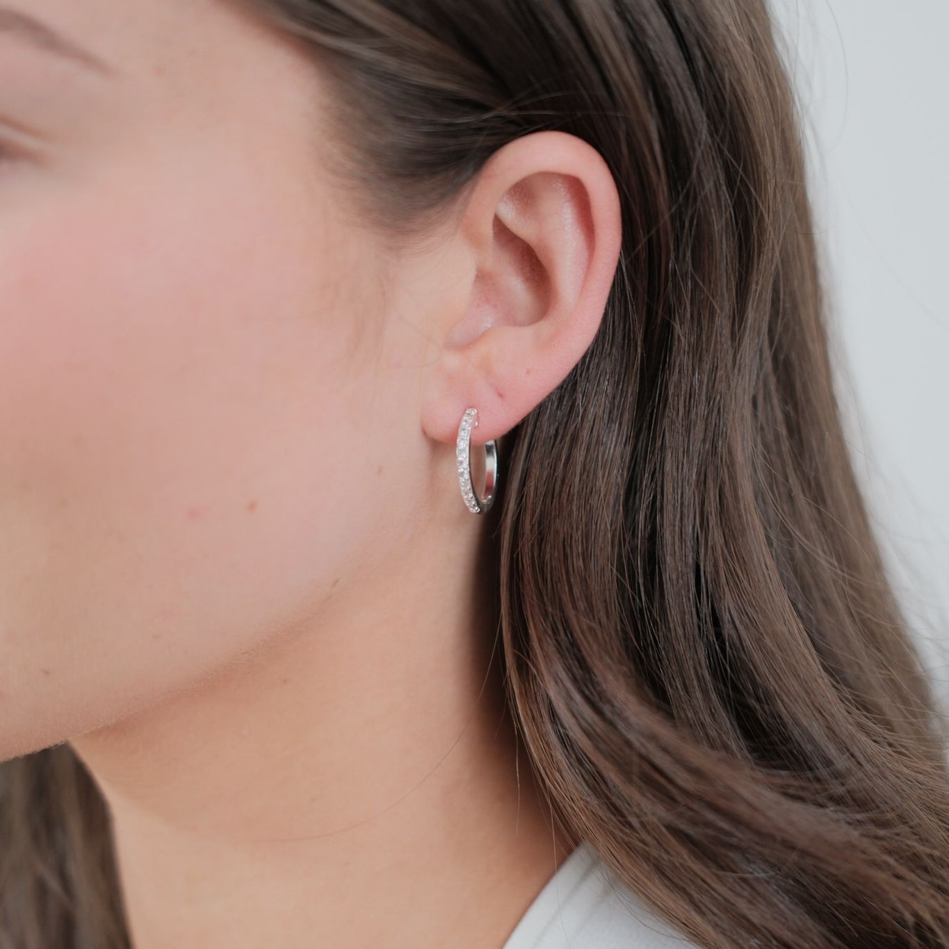 Catalina Hoop Earring - Silver