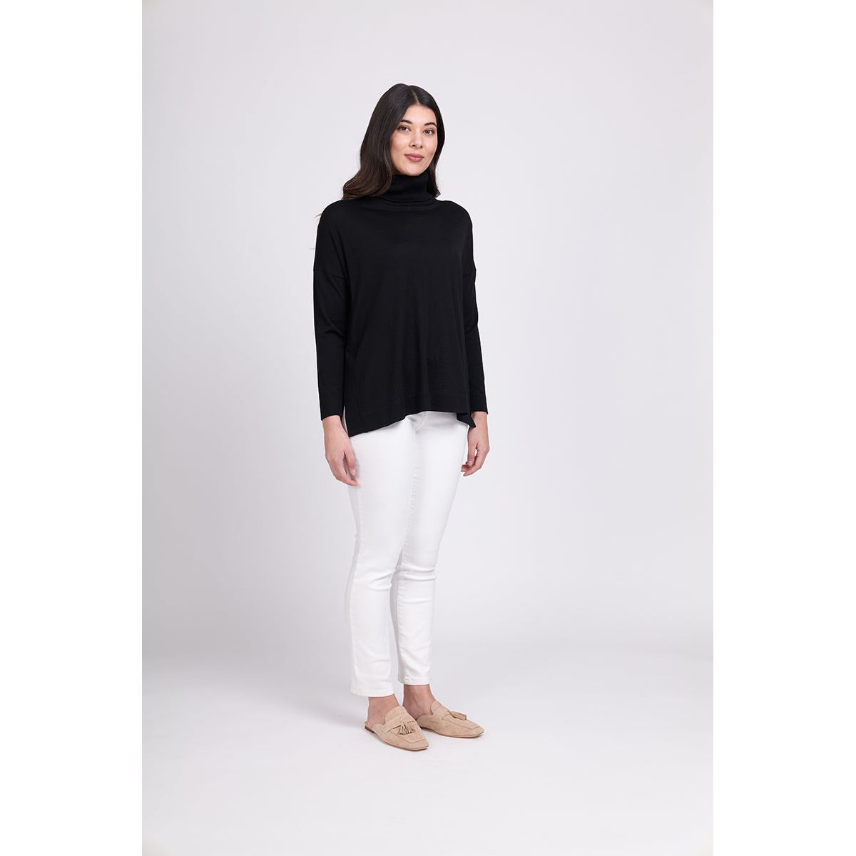 FUNNEL OF LOVE SWEATER - BLACK