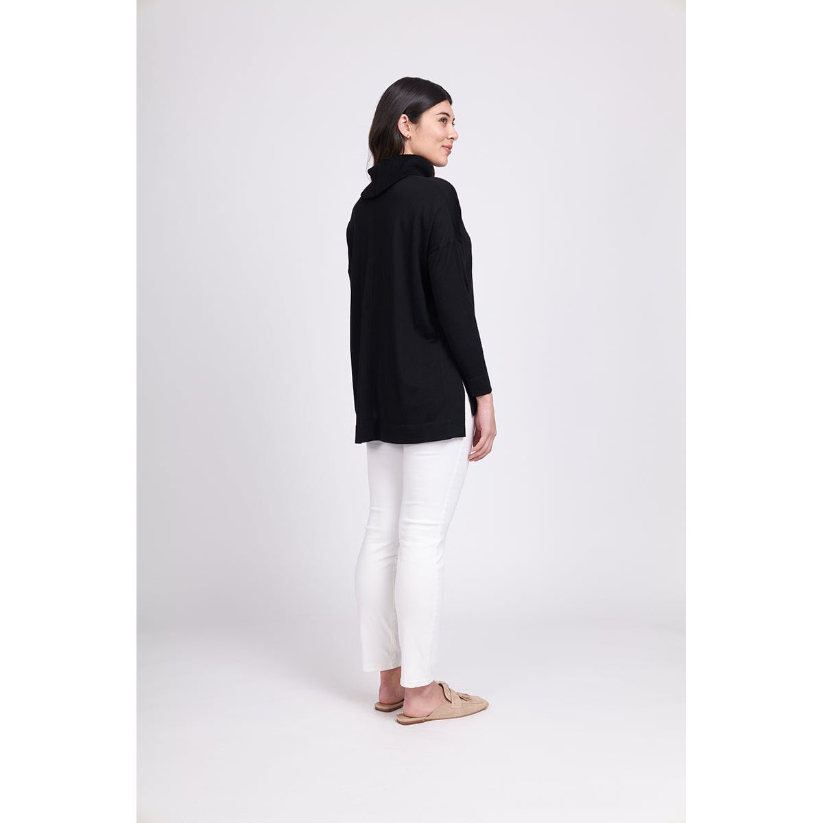 FUNNEL OF LOVE SWEATER - BLACK