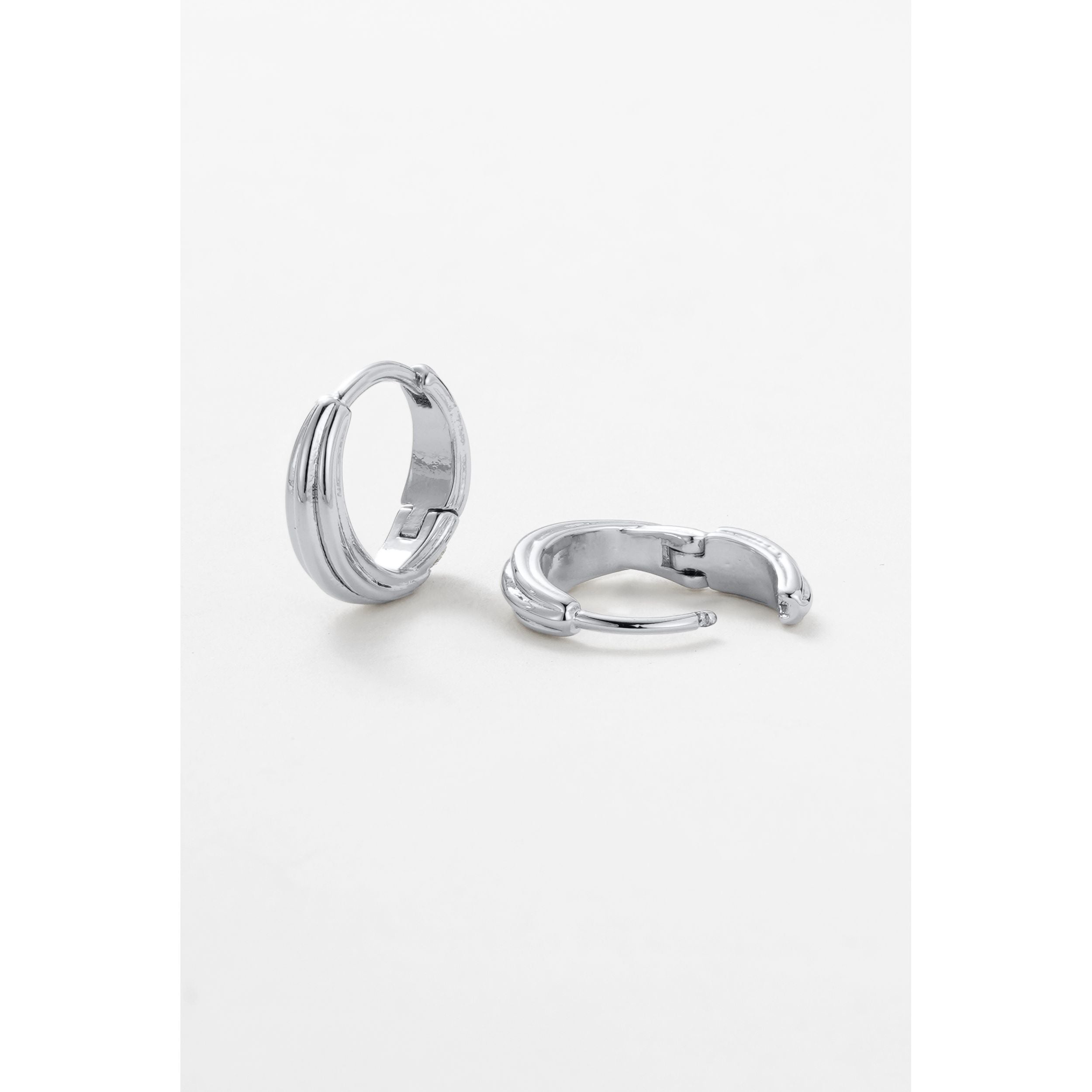 Paris Huggie - Silver