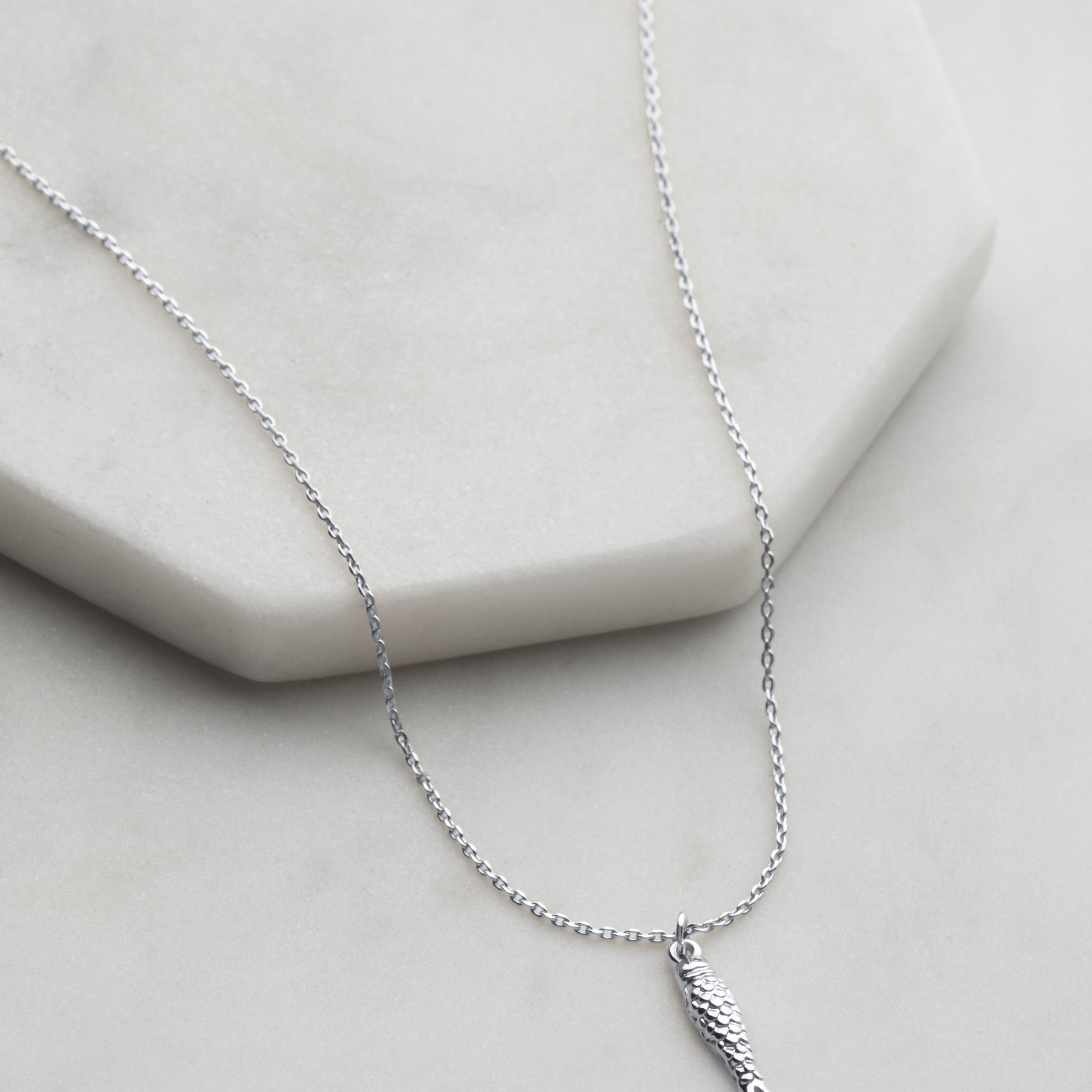 Tate Mini Necklace - Silver