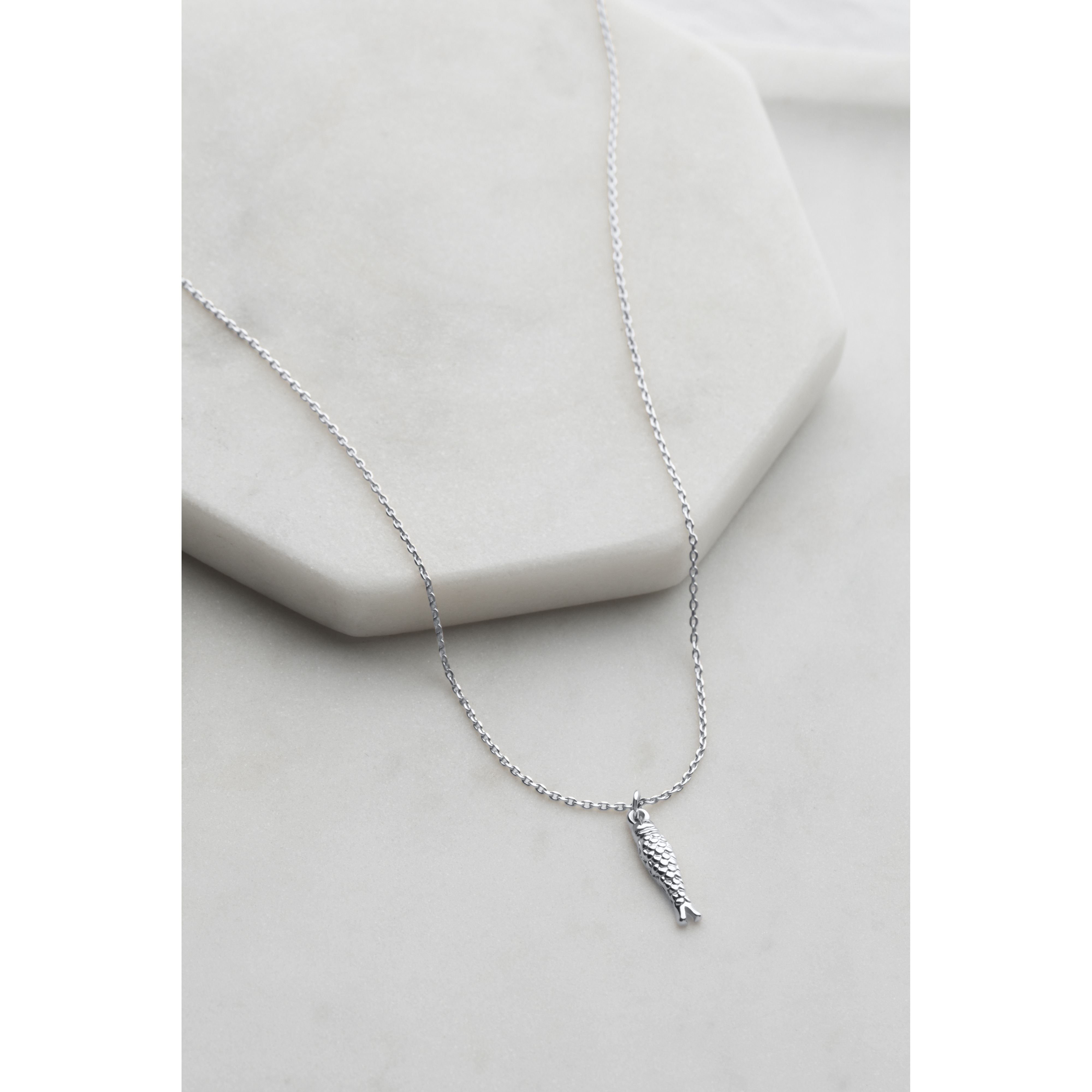 Tate Mini Necklace - Silver