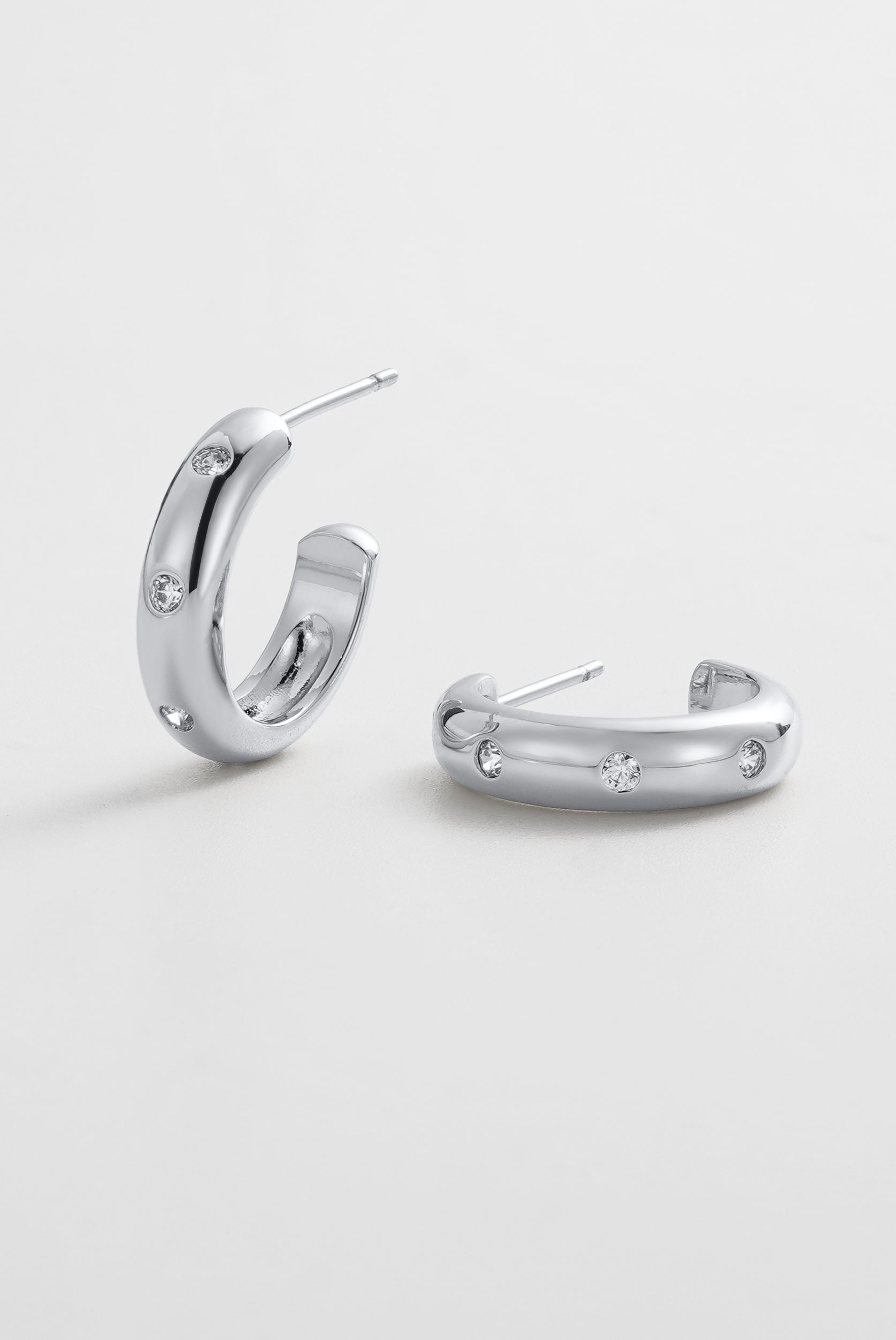 Talia Hoop - Silver