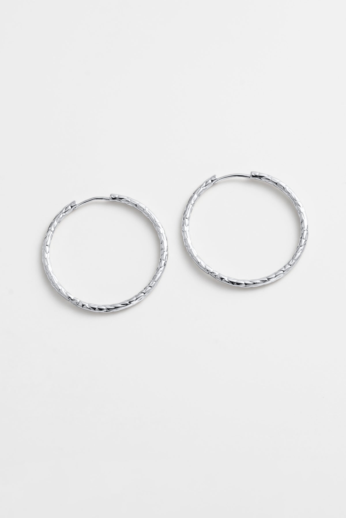 Lily Hoop - Large - Silver