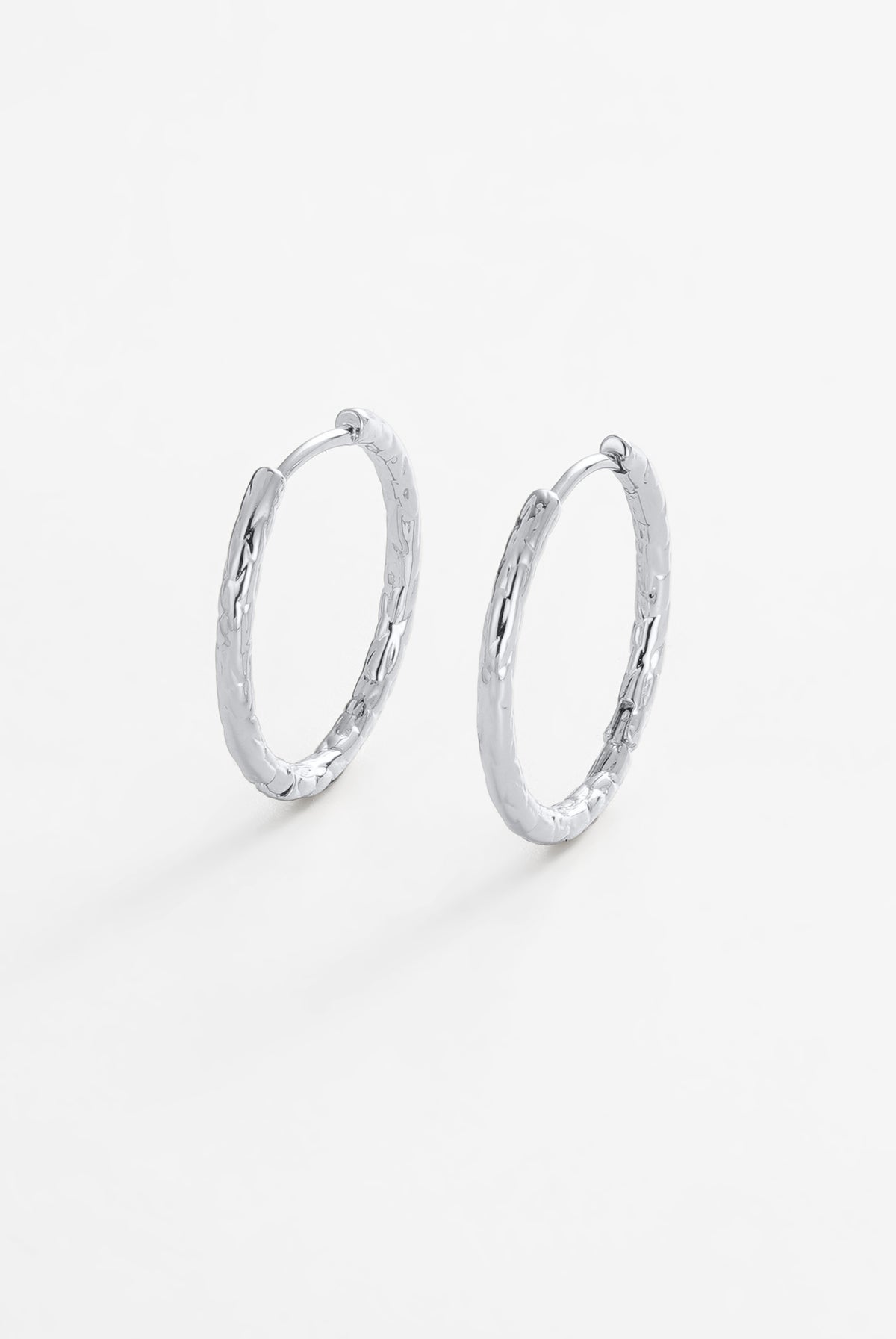 Lily Hoop - Medium - Silver