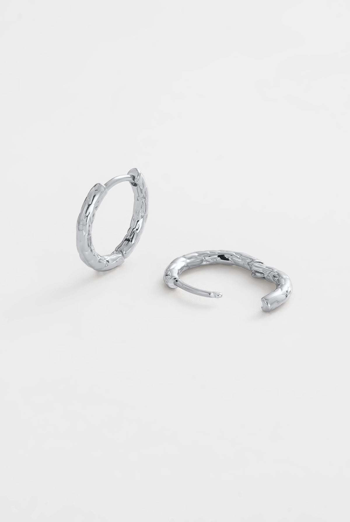 Lily Hoop - Small - Silver