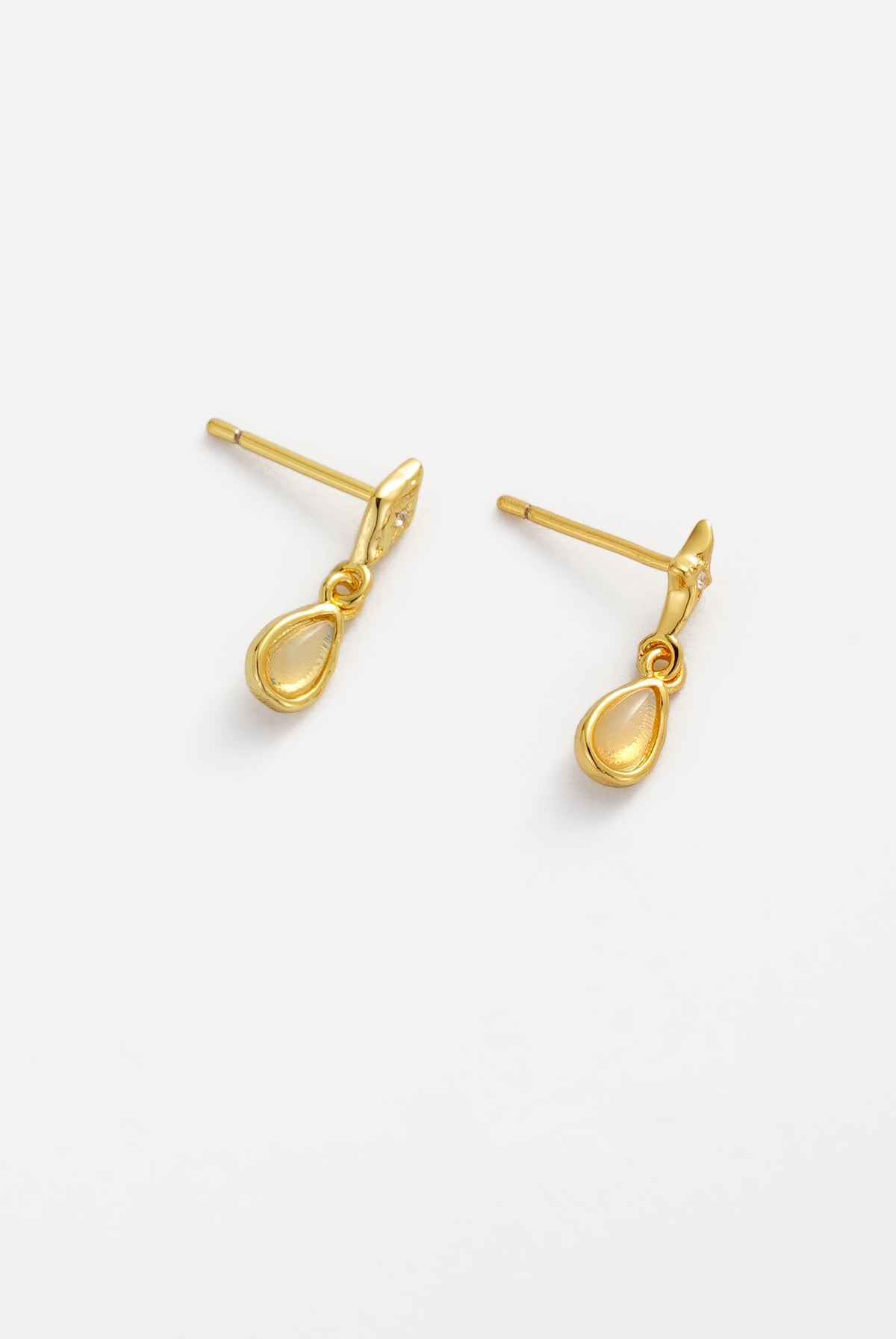 Clea Drop Earring - Gold