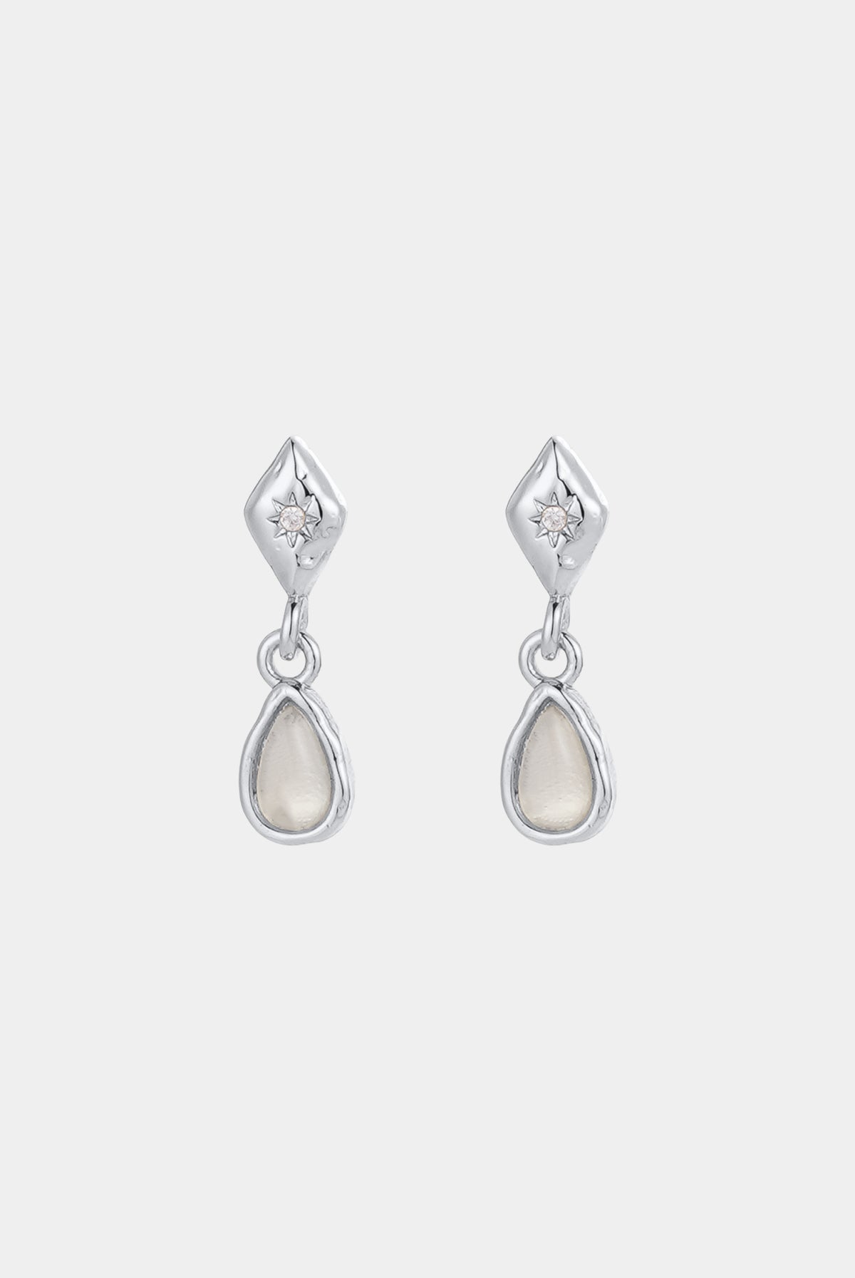 Clea Drop Earring - Silver