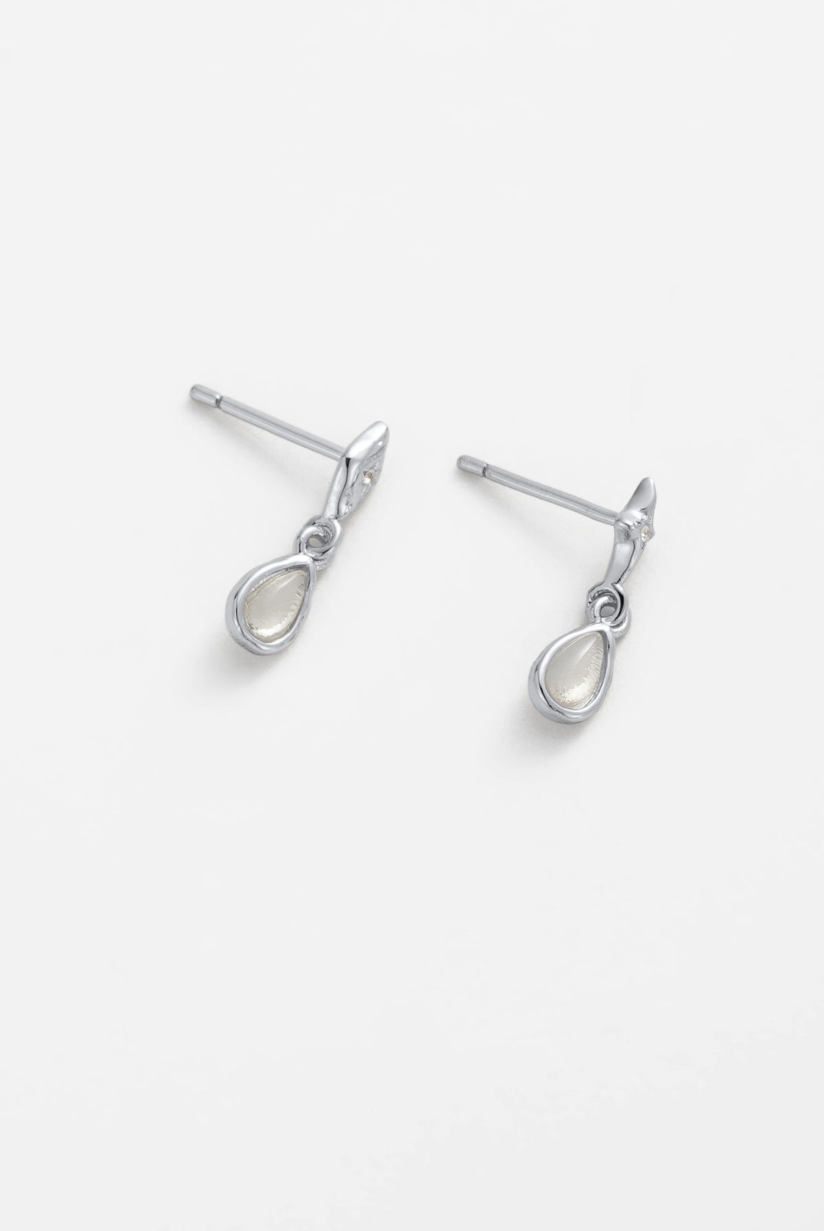 Clea Drop Earring - Silver