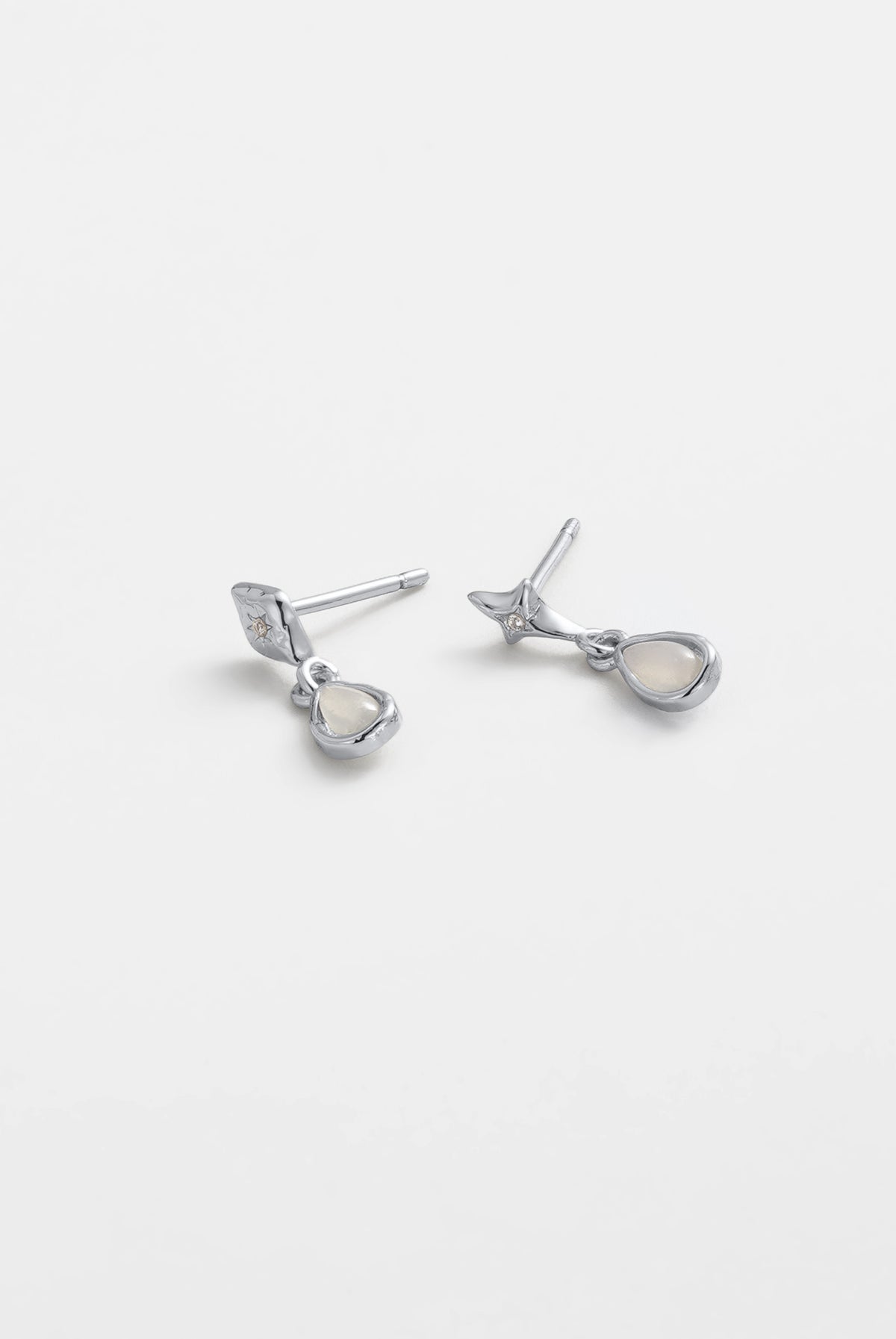 Clea Drop Earring - Silver